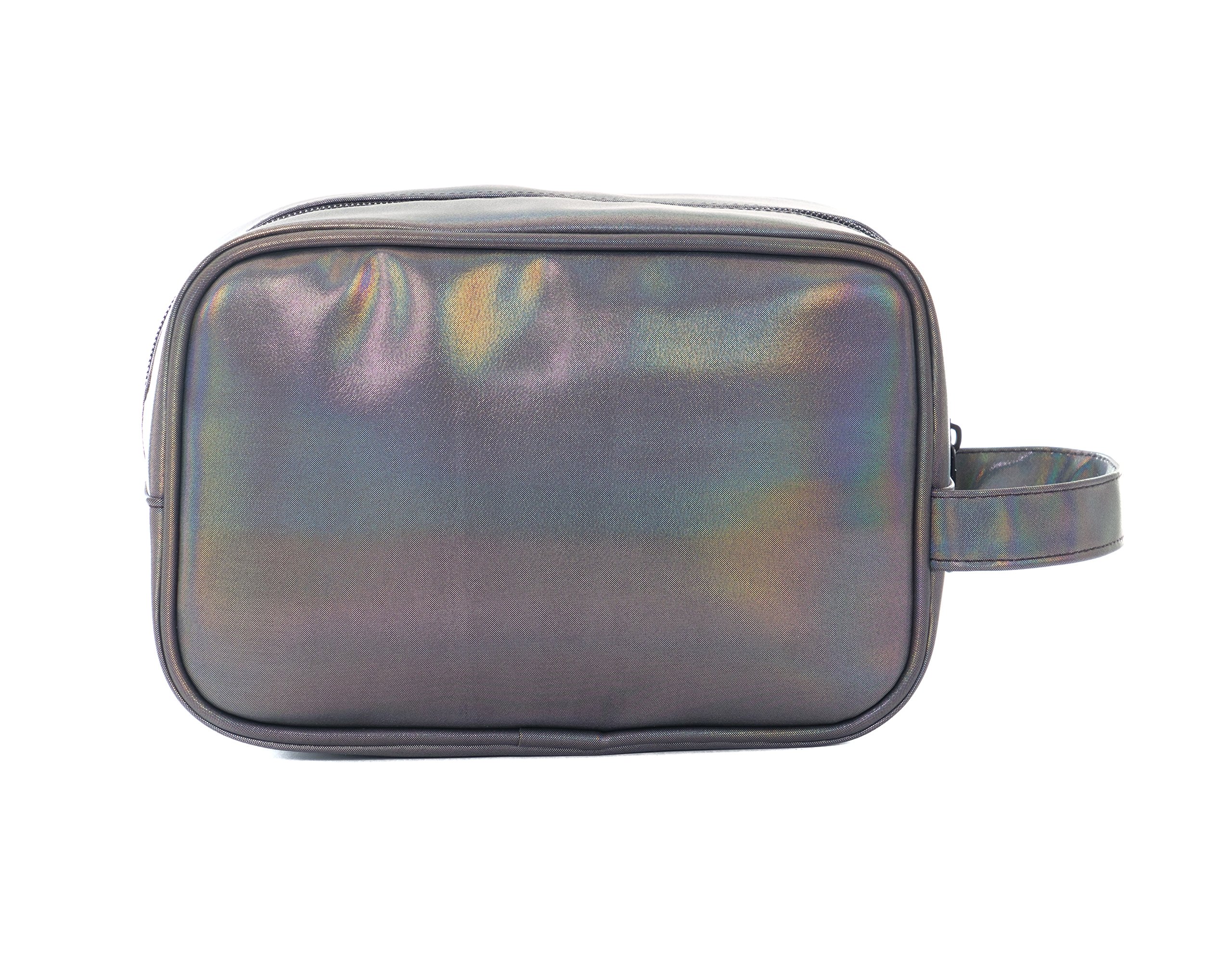 Spiral Unisex Portland Makeup Wash Bag - Chrome Rave Cosmetic Organizer (One Size) - Perfect for Travel, Gym & Festival Essentials