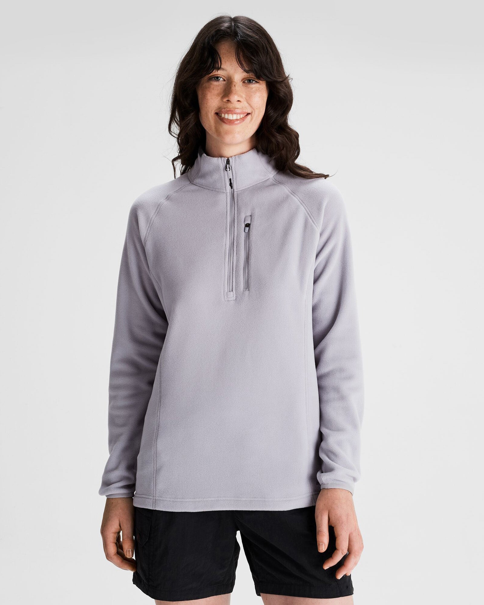 Women's Ridge 100 PrimaLoft Bio Pullover Jacket - Light Haze Color - Lightweight Insulated Winter Jacket for Hiking, Camping & Outdoor Activities