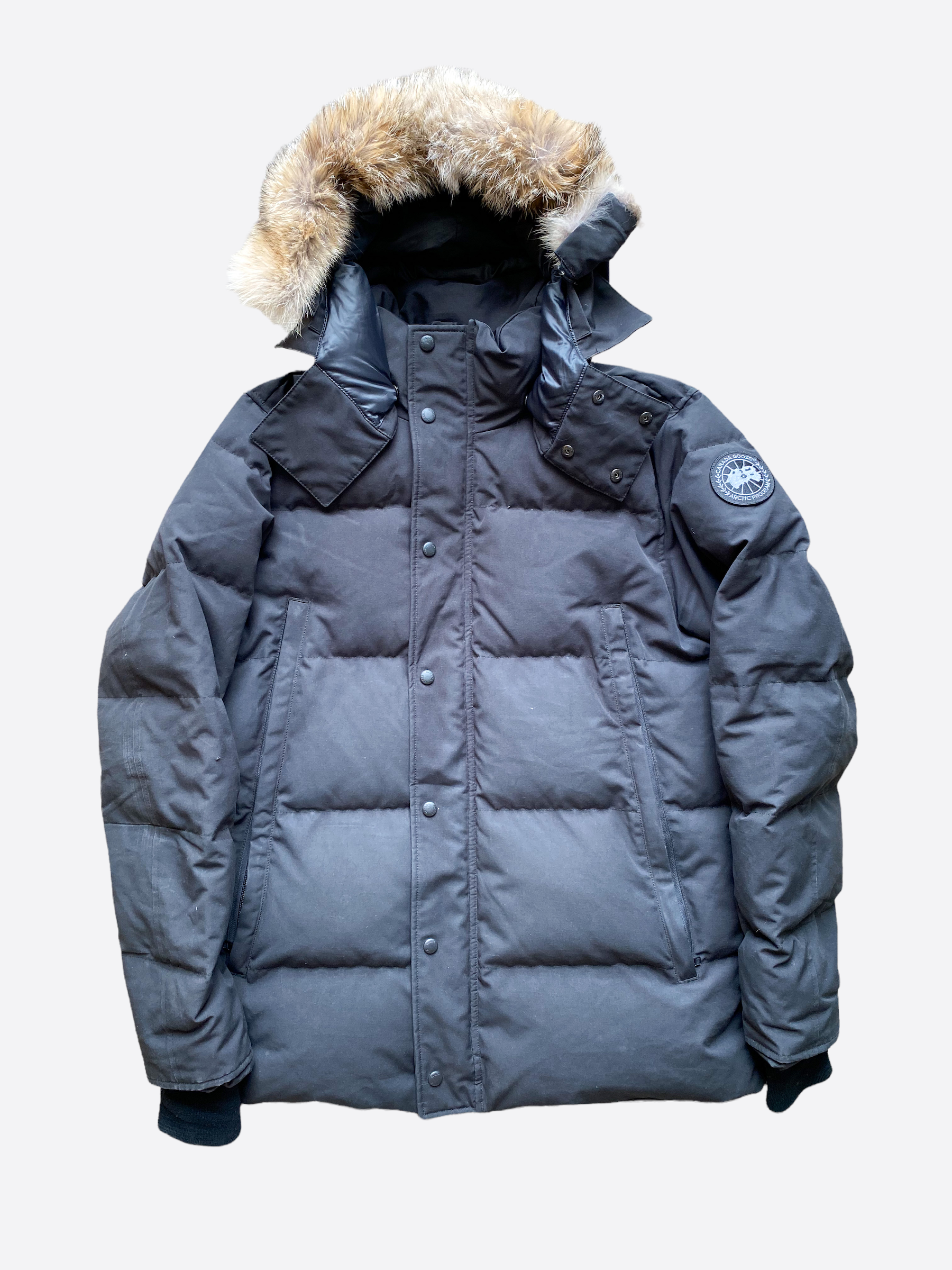 Canada Goose Black Label Wyndham Men's Parka - Premium Winter Jacket for Extreme Cold Weather | Waterproof & Windproof Down Coat for Outdoor Activities, Skiing, and Urban Fashion
