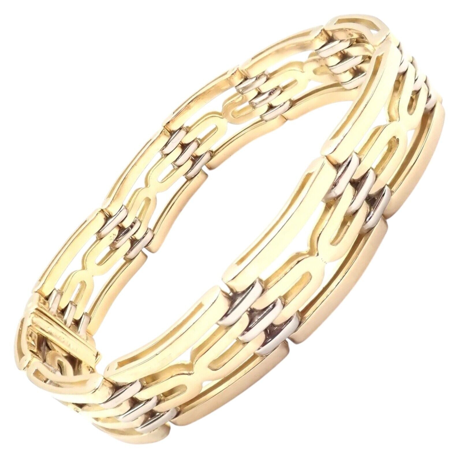 Authentic Vintage Bvlgari 18k Yellow Gold Link Bracelet for Women - Luxury Italian Jewelry Gift for Anniversary, Birthday & Special Occasions