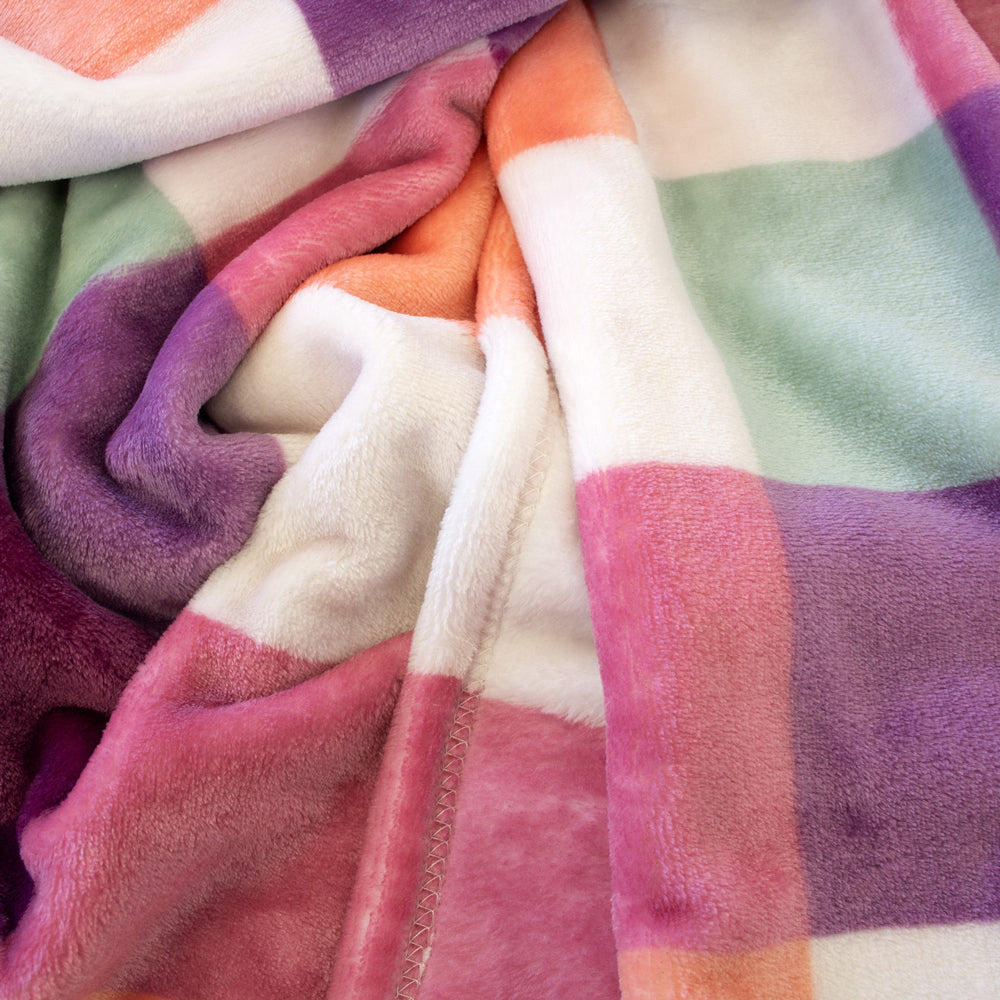 Charlie Ultraplush Sherbet Blanket - King Size Soft Cozy Throw Blanket for Bed, Couch & Home Decor | Perfect for Winter Nights, Movie Time & Gift Giving