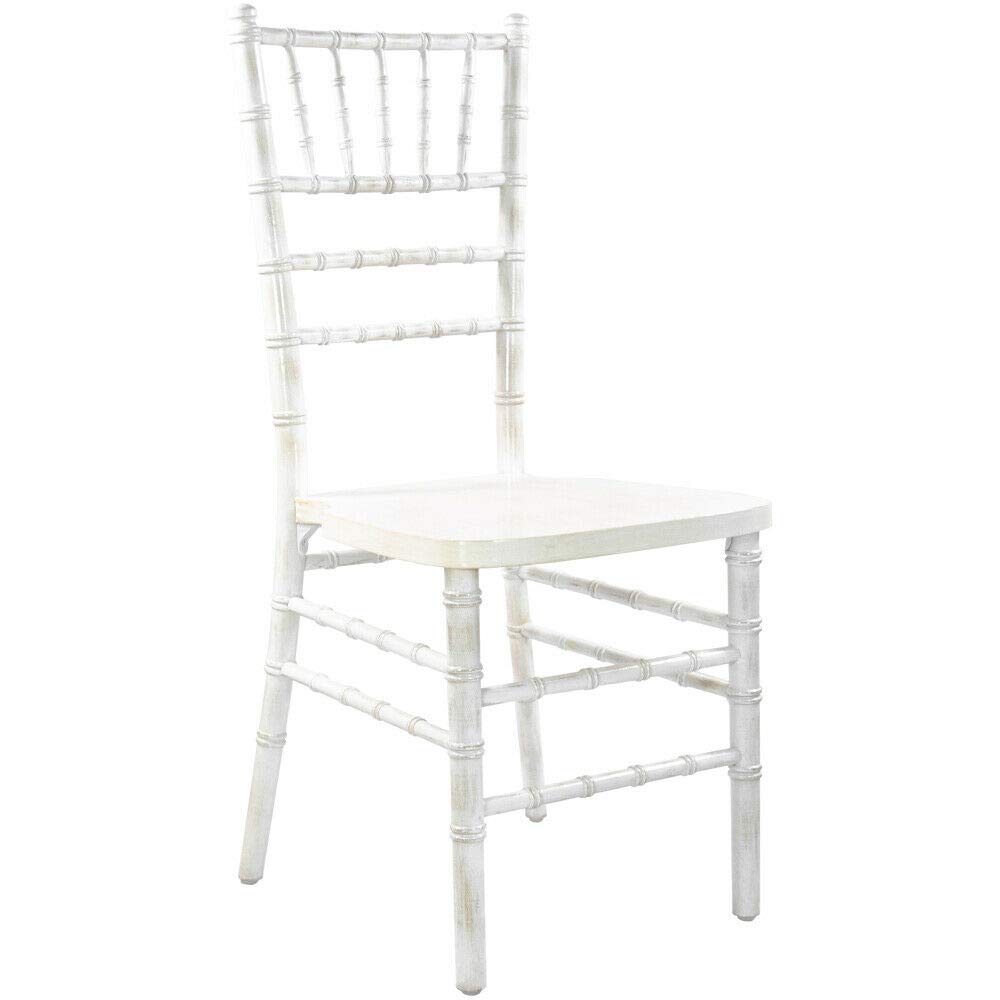 Premium Lime Wash Wood Chiavari Chair - Commercial Grade Stackable Wedding & Event Chairs for Banquets, Restaurants, and Outdoor Gatherings