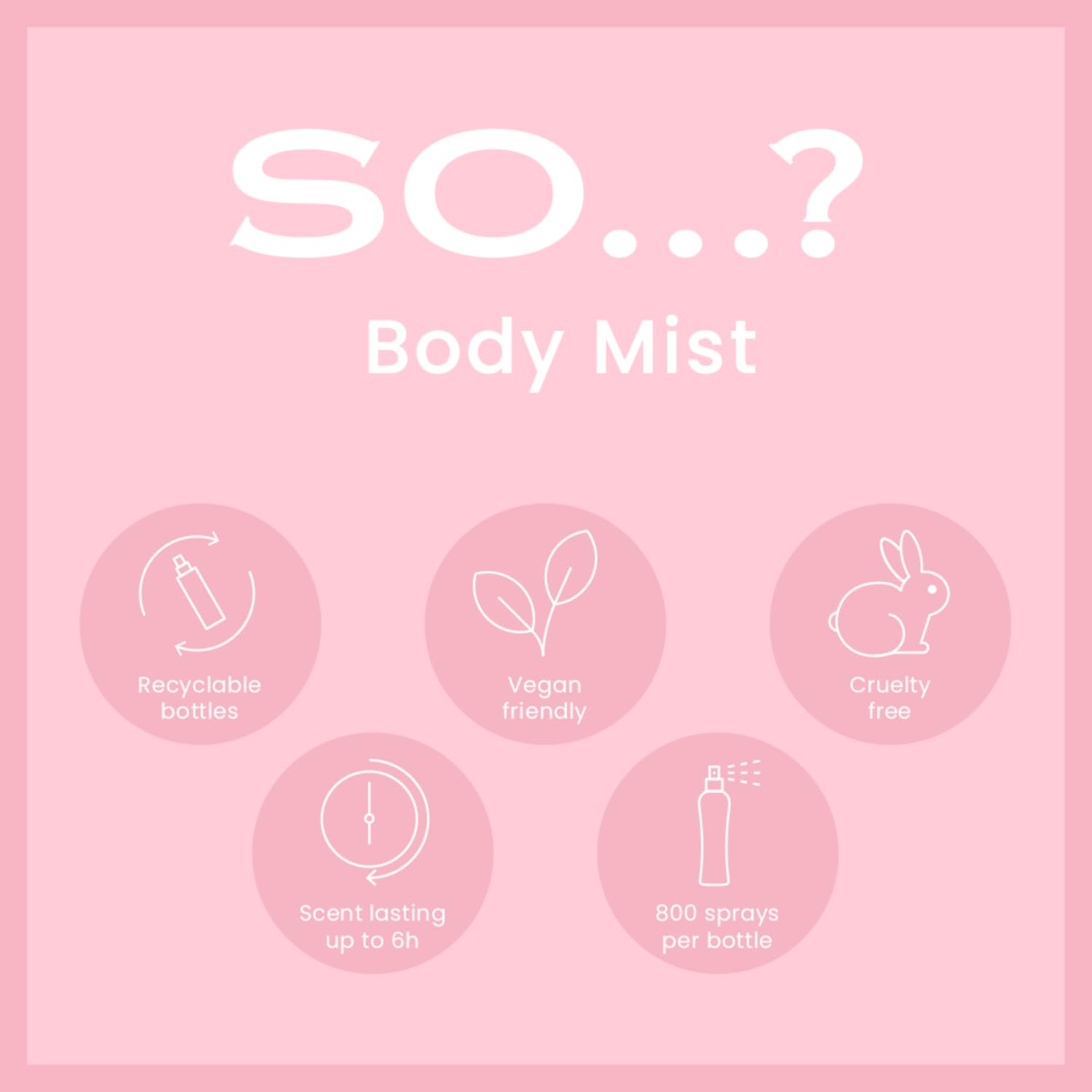 SO Unique Women's Mini Body Mist 200Ml & Gift Set 4 X 50Ml - Fresh Long Lasting Body Spray for Women | Mix & Match Fragrances | UK's No.1 Scented Mist | Perfect for Daily Use, Travel & Gifts