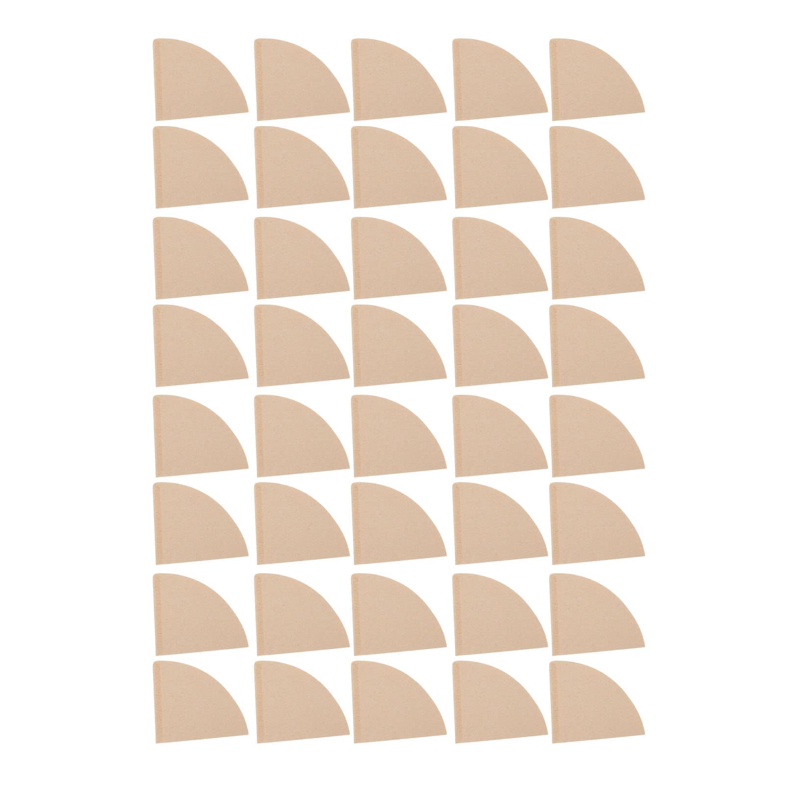 Natural Brown Cone Coffee Filters, 40-Pack - 1-2 Cup Unbleached Paper Filters for Drip Coffee Makers - Perfect for Home, Office & Camping Brewing