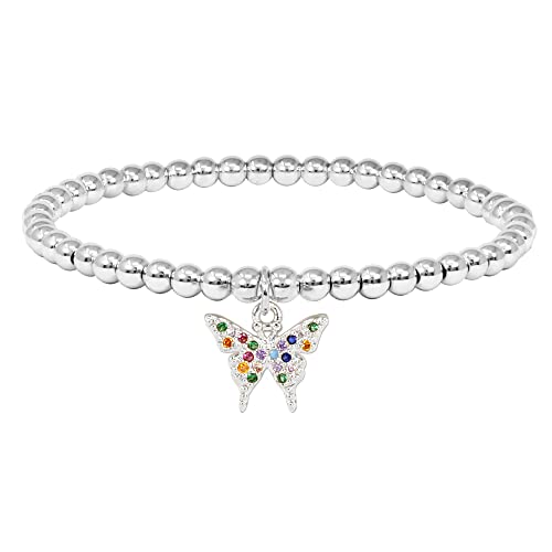 Butterfly - Silver Multi