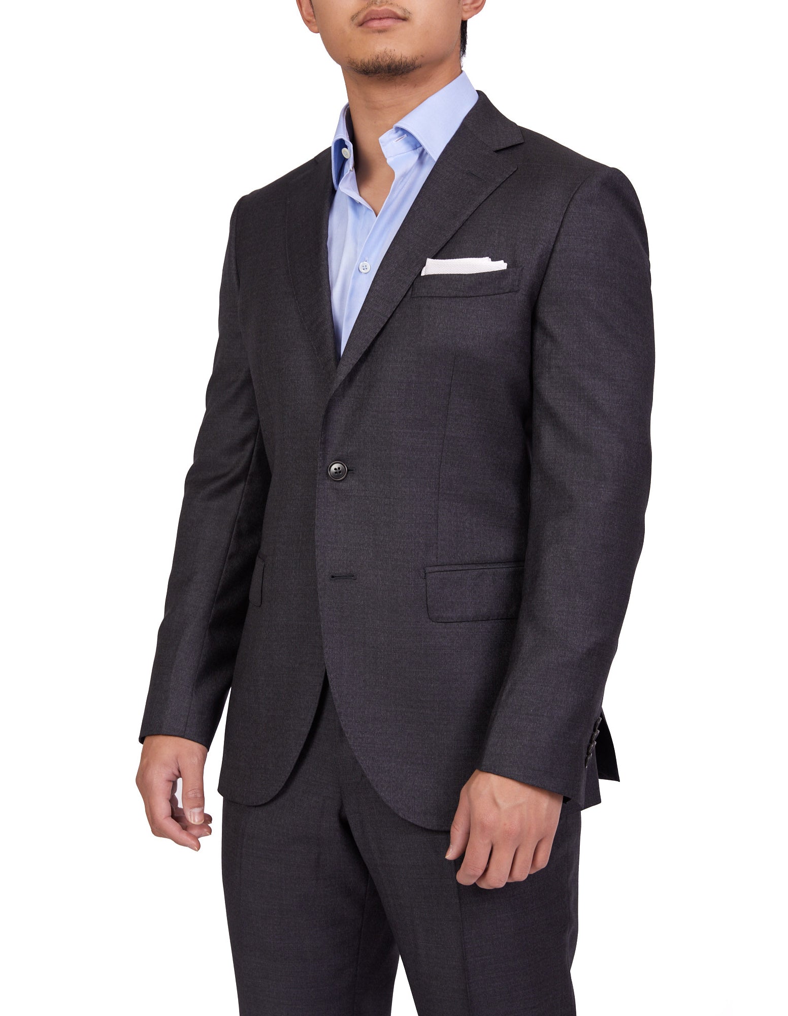 Henry Sartorial Chilton Wool Suit - Charcoal Gray Men's Business Professional Attire | Perfect for Office Meetings, Weddings & Formal Events