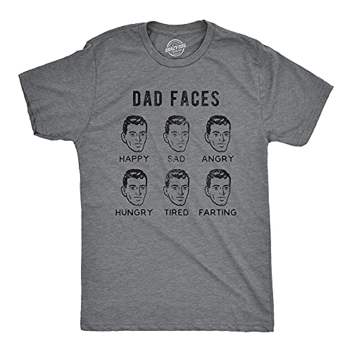 Dark Heather Grey - Dad Faces