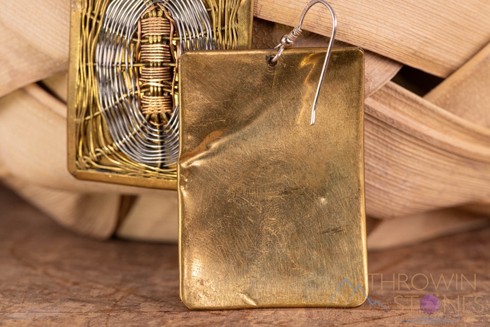 Handmade Copper and Silver Dangle Earrings - Wire Wrapped Statement Jewelry (J1730) | Perfect for Parties, Weddings & Special Occasions