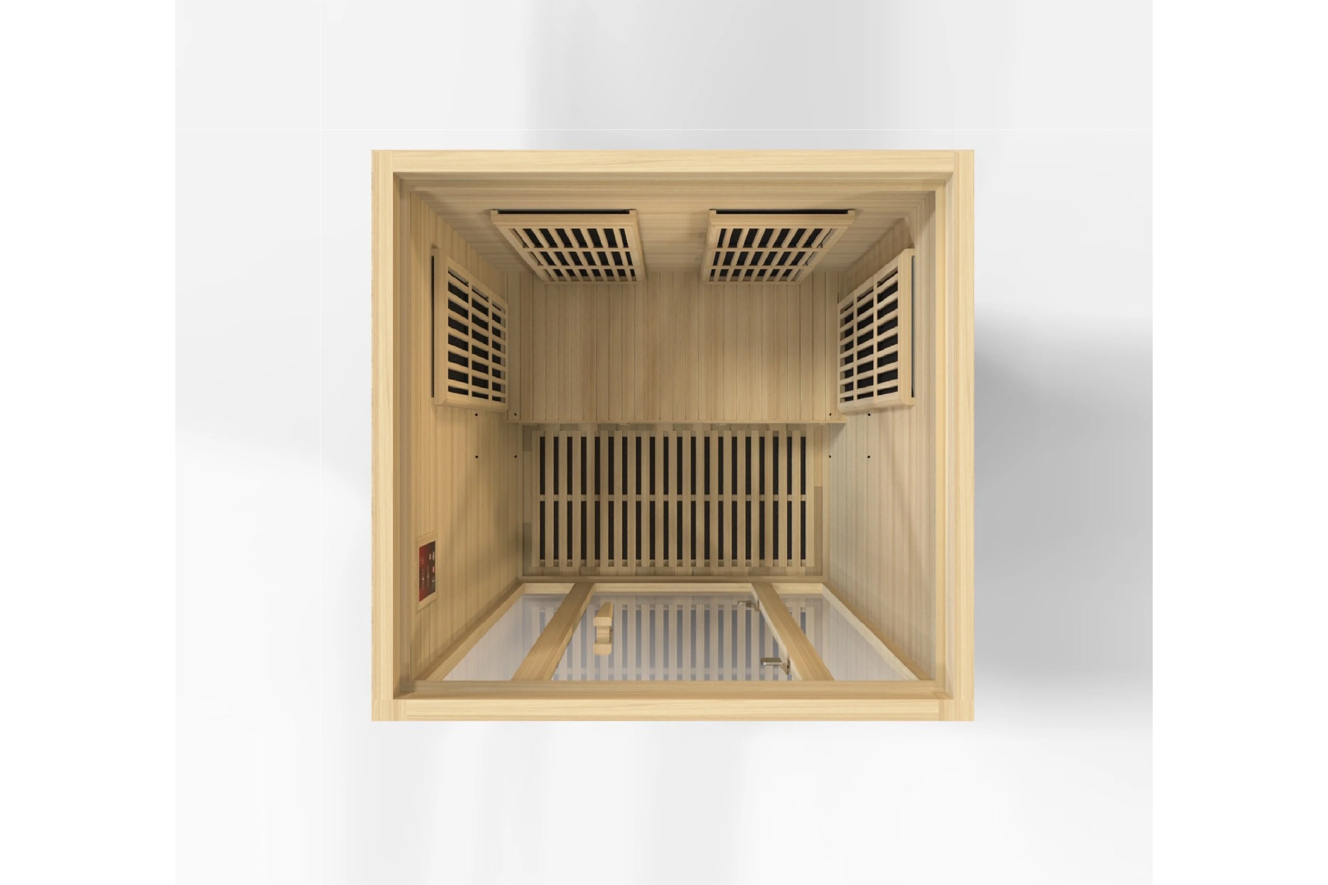 Maxxus Seattle 2 Person Low EMF FAR Infrared Sauna for Home Spa Relaxation & Detox - Perfect for Small Spaces & Wellness Retreats (Summer Sale)