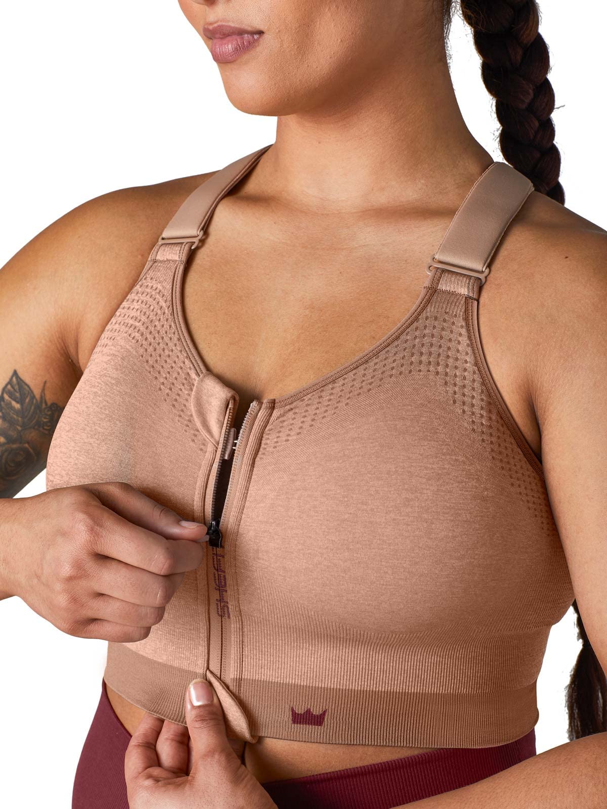 SHEFIT Adjustable Wire-Free Seamless Sports Bra for Women - Comfortable Support for Yoga, Cycling, Hiking & Low Impact Workouts - Perfect for Active Lifestyles & Everyday Wear