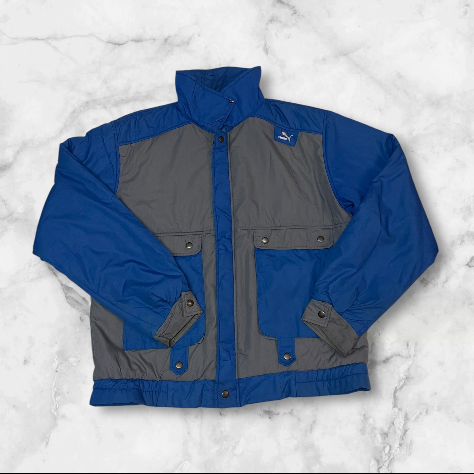 Vintage Puma Jacket #9074 - Men's Large Size | Retro Sportswear for Casual Wear, Street Style & Gym Fashion