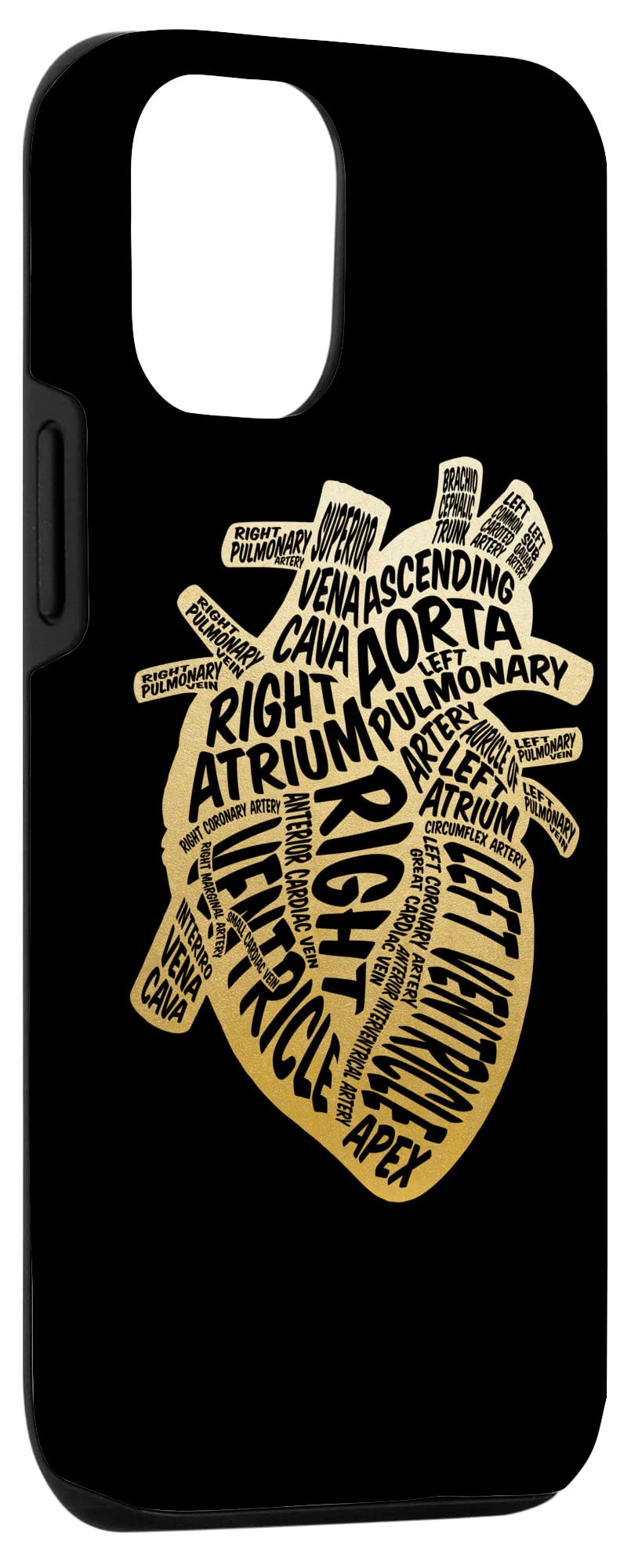 iPhone 12/12 Pro Case with Stethoscope Design - Anatomical Heart Phone Cover for Nurses & Medical Professionals - Perfect Gift for Doctors, Students & Healthcare Workers