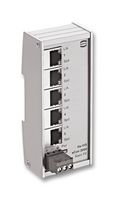 HARTING 24020050000 Unmanaged Ethernet Switch DIN Rail Mount Ha-VIS eCon 2050BT-A for Industrial Automation & Network Connectivity