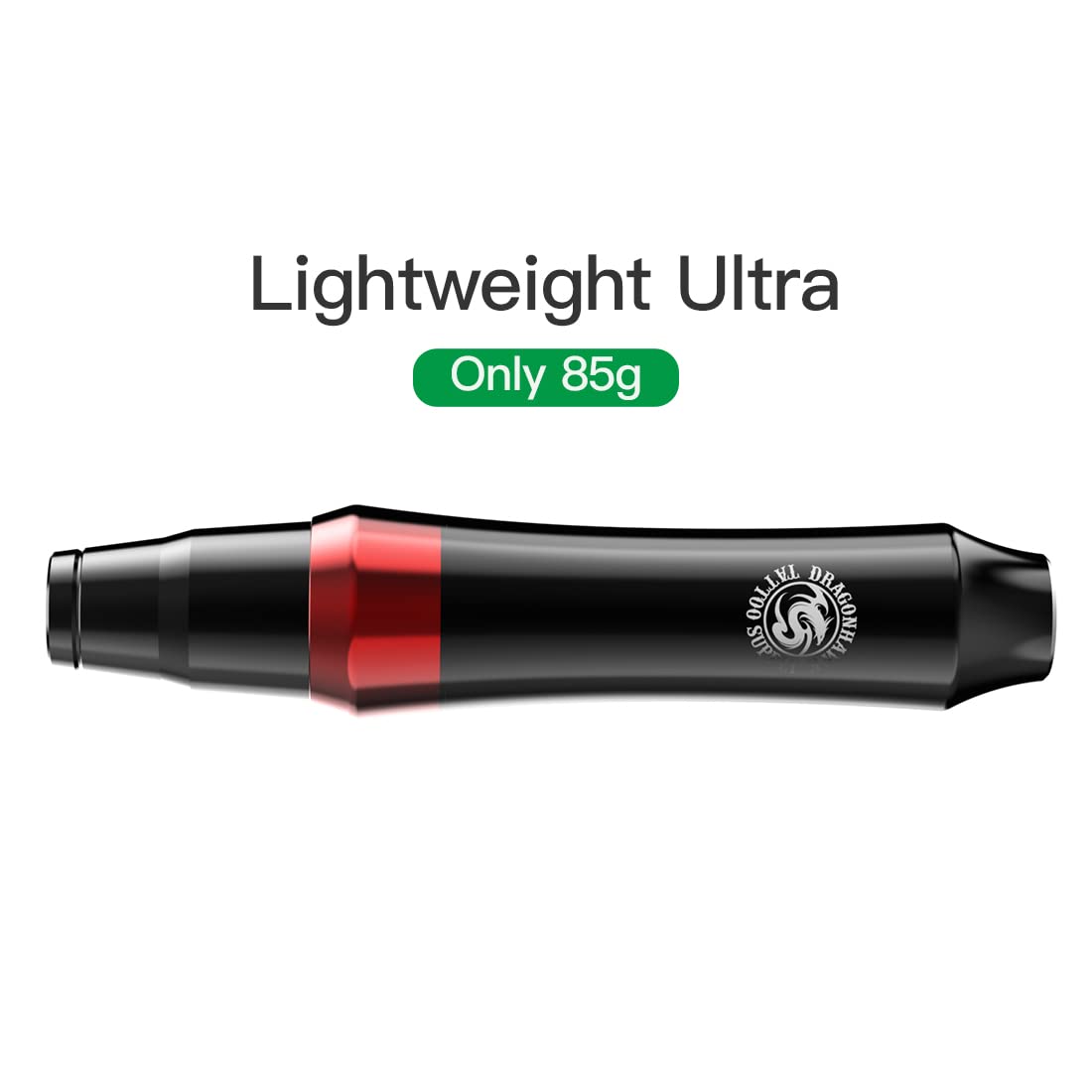 Dragonhawk S4 Wireless Tattoo Pen Machine Kit with 2 Rechargeable Batteries & 20 Needle Cartridges - Professional Tattoo Equipment for Artists & Beginners - Perfect for Studio, Home & Travel Tattooing