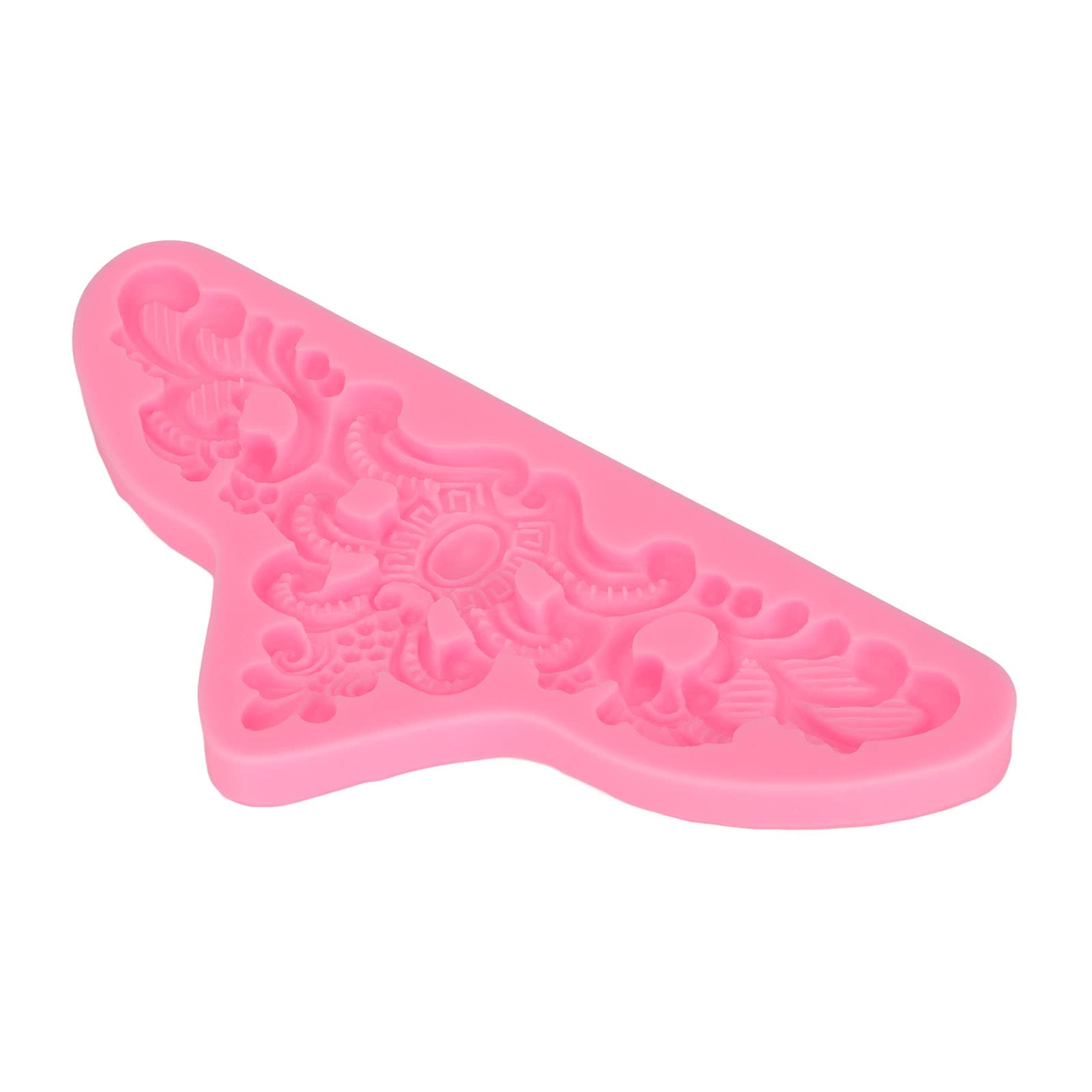 Pink Lipstick Silicone Molds with Embossed Design - Easy Release for DIY Cosmetics, Baking & Soap Making