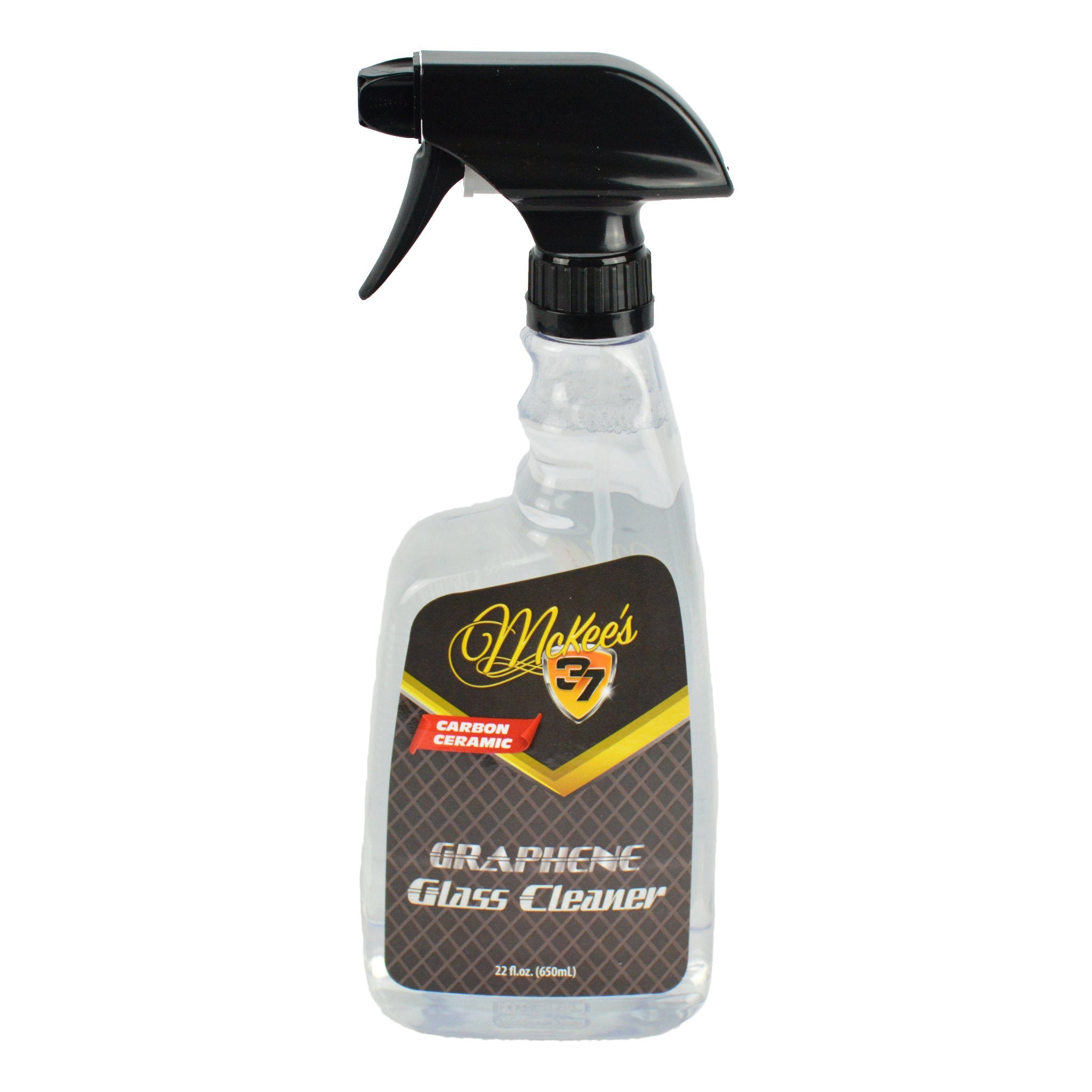 McKee's 37 Graphene Glass Cleaner - Streak-Free Auto & Home Window Cleaner Spray for Cars, Trucks, Motorcycles & Household Glass Surfaces - Safe on Tinted Windows & Mirrors