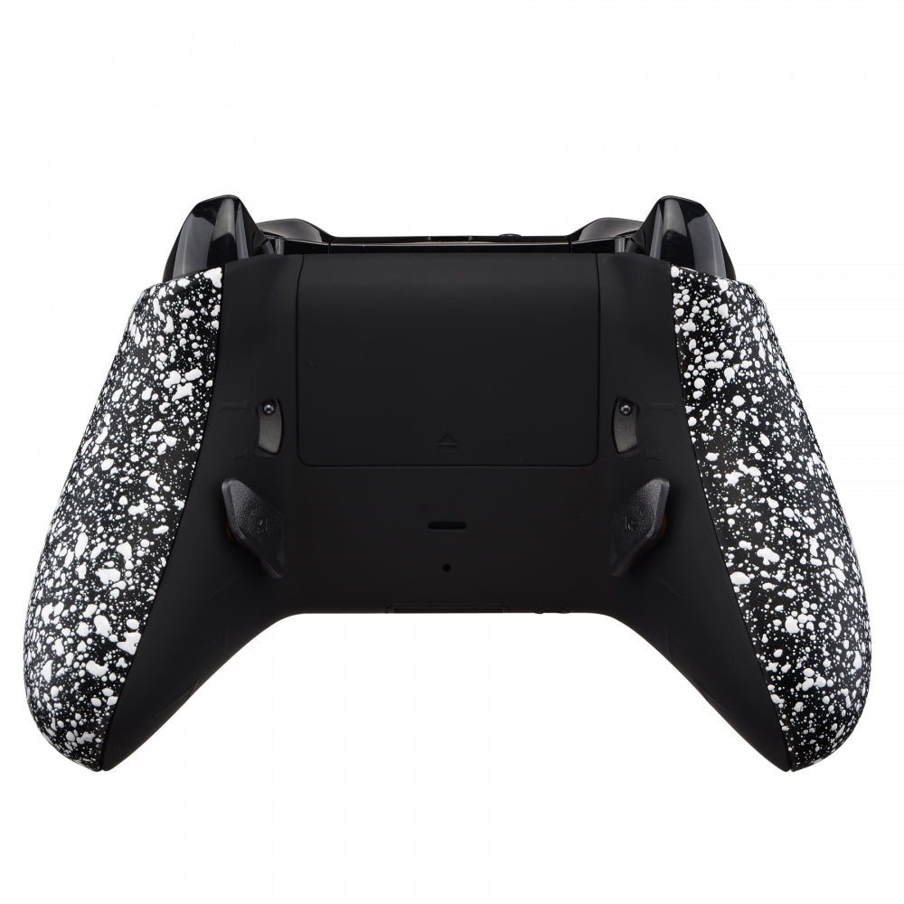 eXtremeRate Textured White Lofty Remappable Back Buttons & Trigger Stop Kit for Xbox One S/X Controller (Model 1708) - Includes Redesigned Shell, Side Rails & Trigger Lock - Perfect for Competitive Gaming & Custom Controller Setup