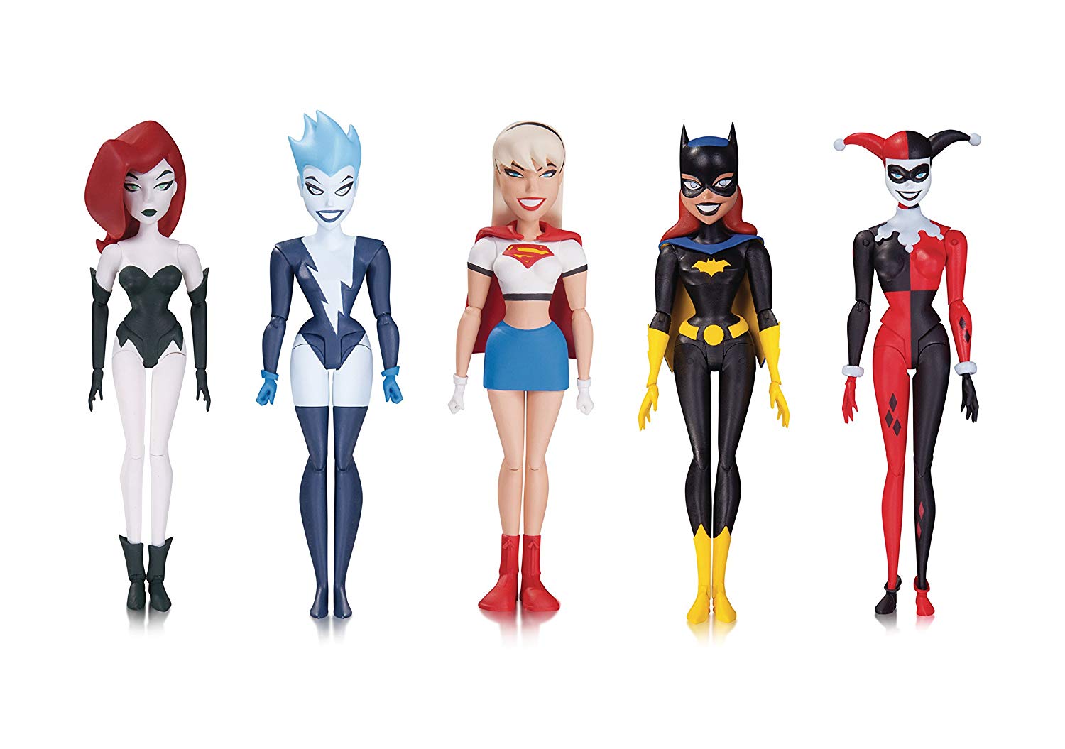 DC Collectibles Batman: The Animated Series - The New Adventures Girls' Night Out 5-Pack Action Figure Set | Classic TV Show Collectibles for Display & Gifts | Perfect for Batman Fans, Collectors & Home Decor