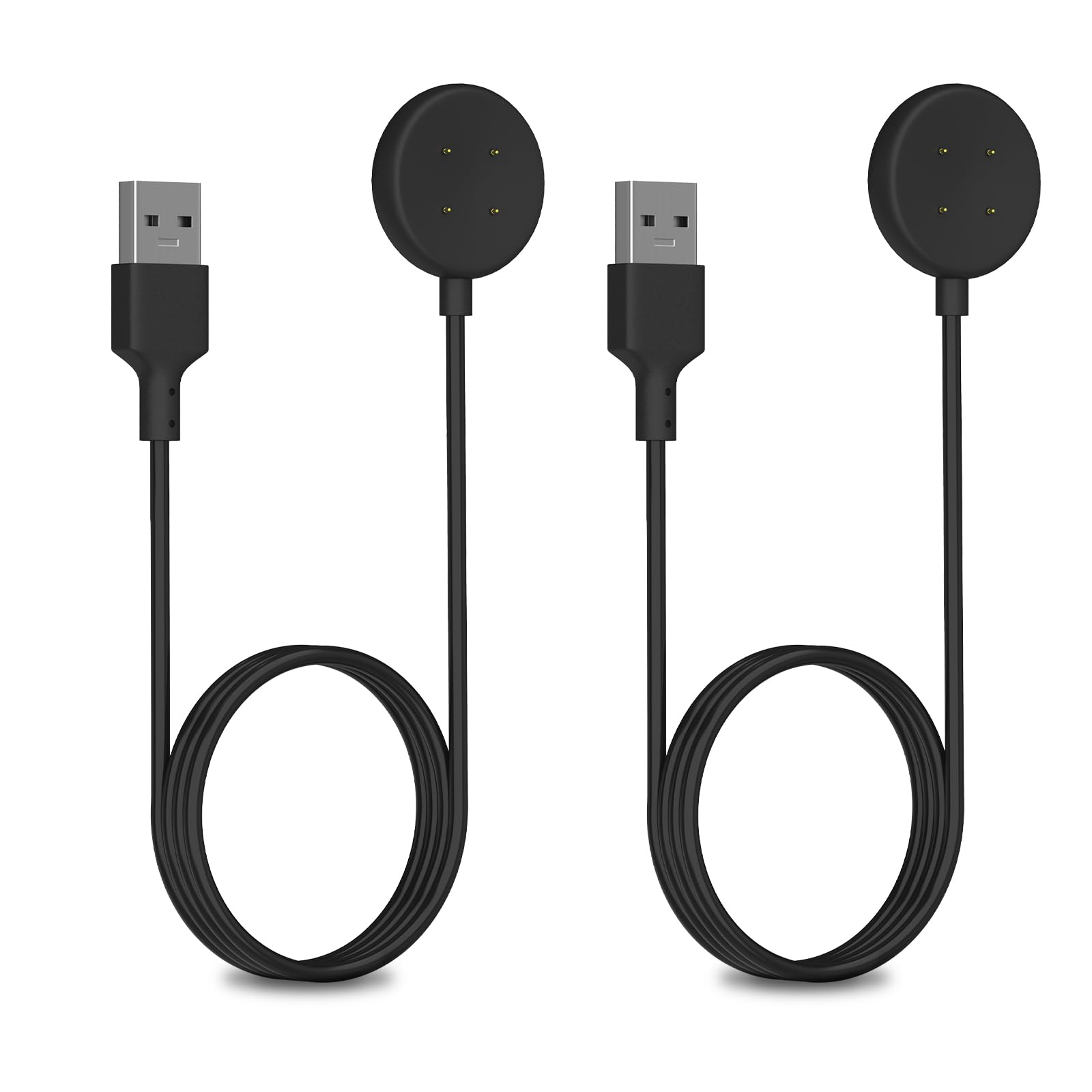 Google Pixel Watch 2 Charger 2 Pack - 3.3ft USB Magnetic Charging Stand with Cable | Replacement Charger for Google Pixel Watch 2 | Perfect for Home, Office & Travel Use