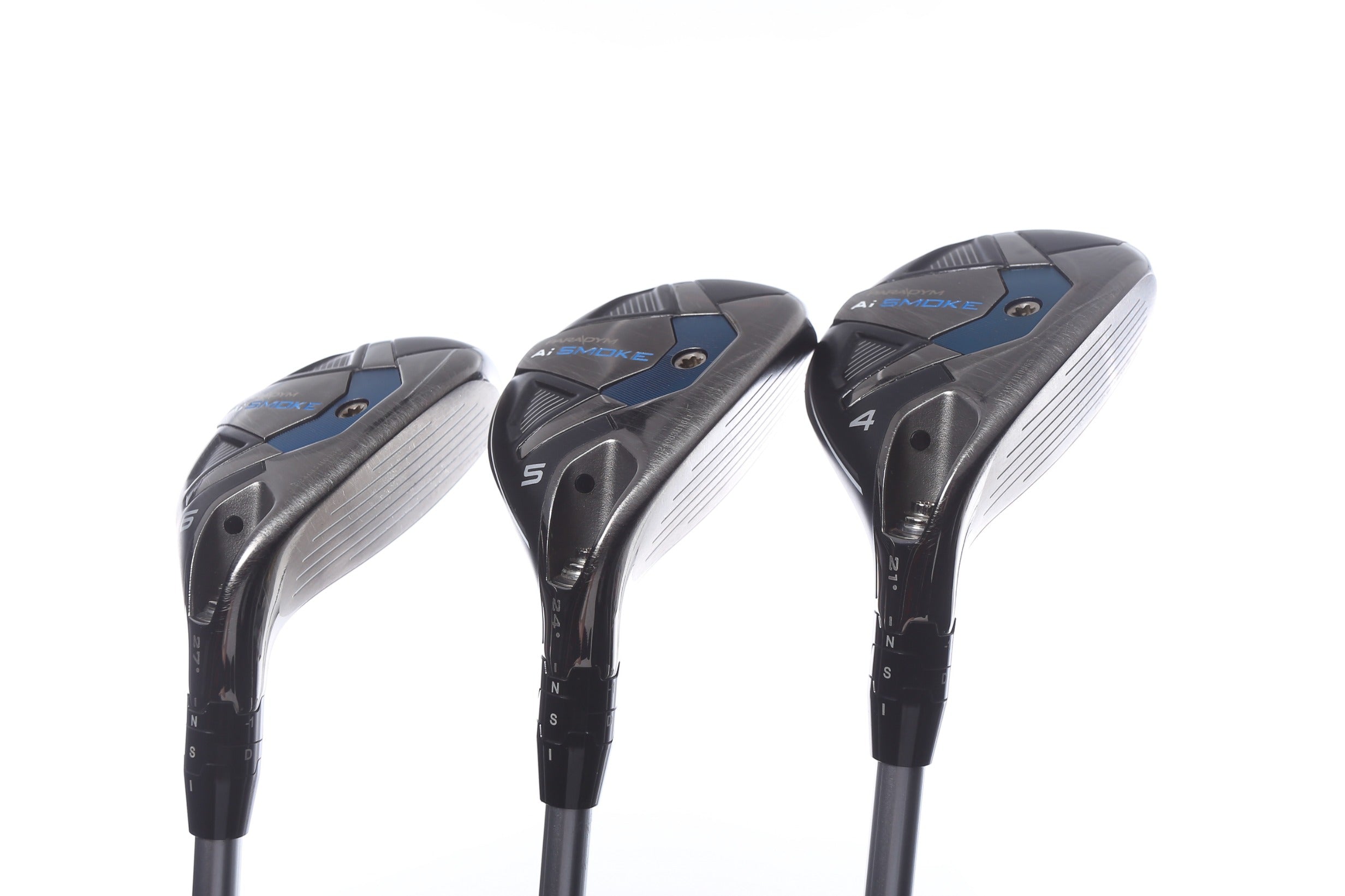Used Callaway Paradym Ai Smoke Hybrid Golf Club Set - Right Handed 4H & 6H with Senior Flex | Perfect for Senior Golfers & High Handicap Players on Fairways & Roughs
