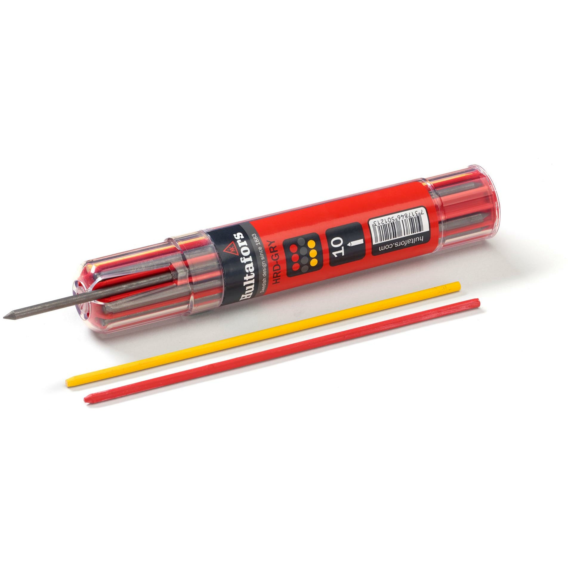 Hultafors Dry Marker Graphite & Chalk Refills 650120 - Premium Replacement Leads for Construction, Carpentry & DIY Projects - Perfect for Marking on Wood, Metal & Rough Surfaces