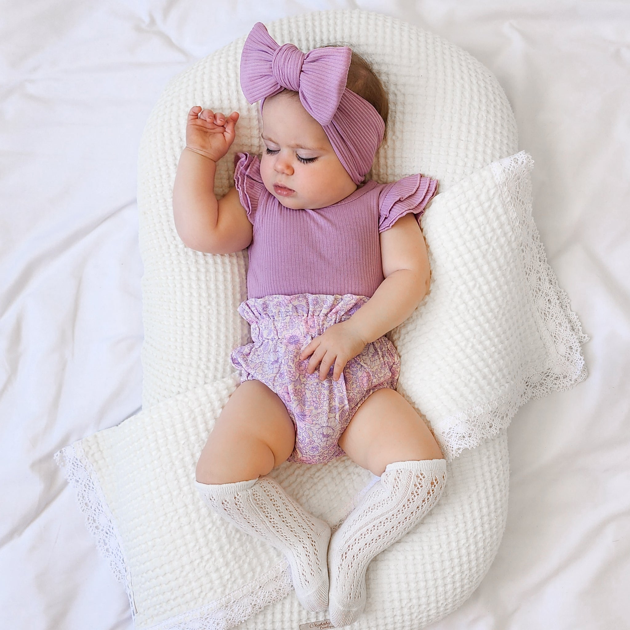 Soft Cotton Muslin Bloomers for Baby Girls - Hattie Style | Perfect for Playtime, Nursery & Photo Shoots