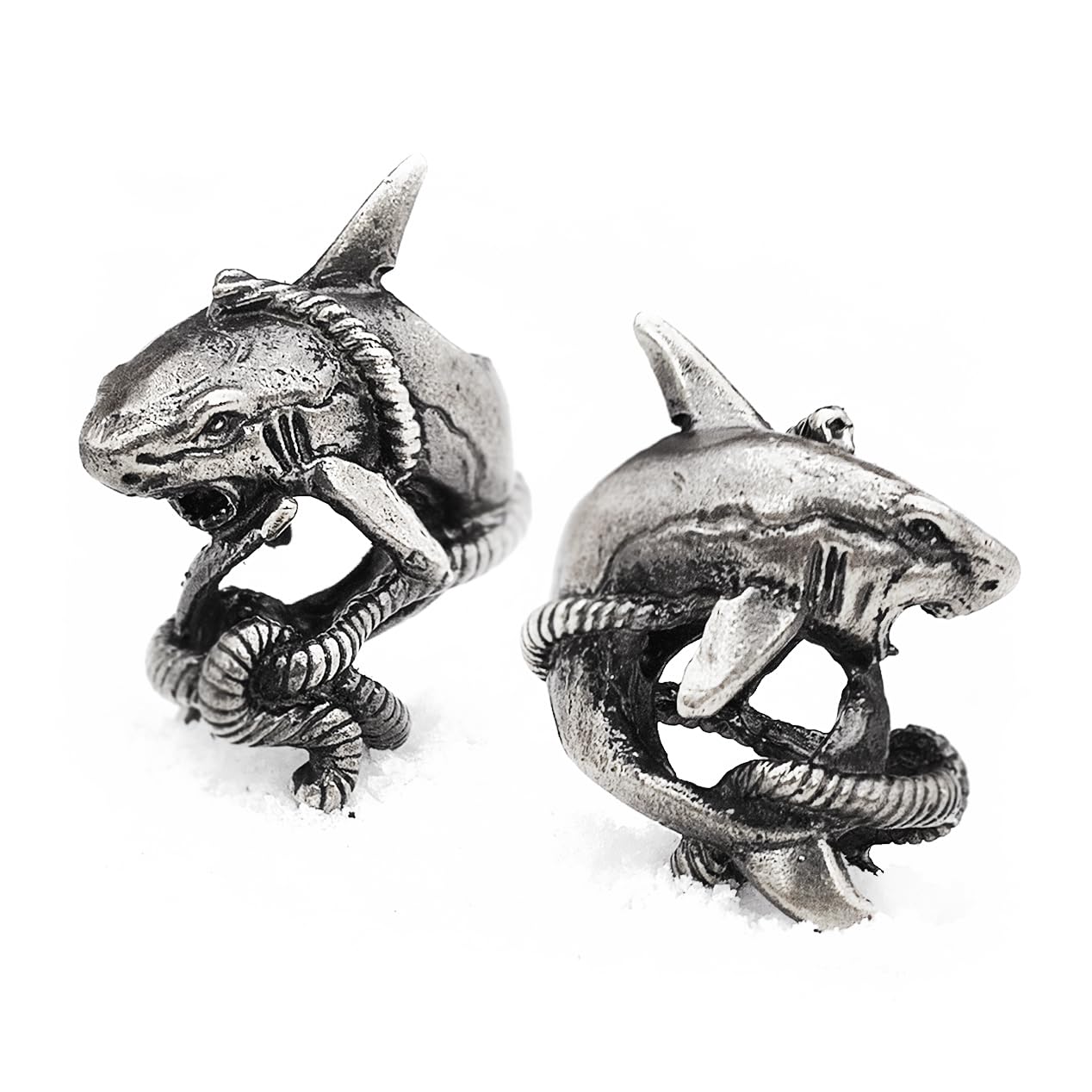 EDC Paracord Bead - Knife Lanyard & Beard Bead - Shark Pendant for Outdoor Gear