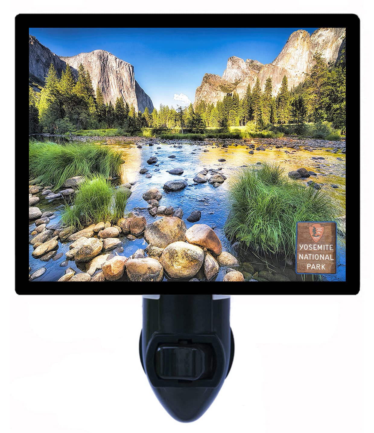 LED Decorative Photo Night Light - Yosemite National Park Landscape Wall Art | Perfect for Bedroom, Nursery & Home Decor