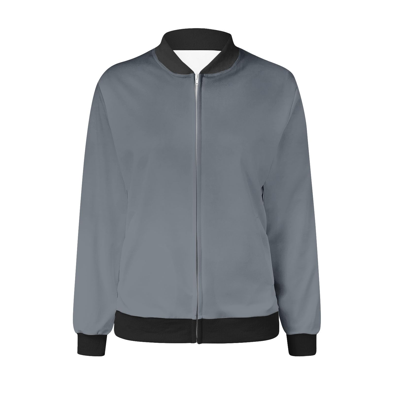 BESIYES Women's Lightweight Bomber Jacket 2024 - Zip Up Cropped Windbreaker with Stand Collar, Casual Short Outerwear Tops for Spring/Fall Fashion, Streetwear & Travel