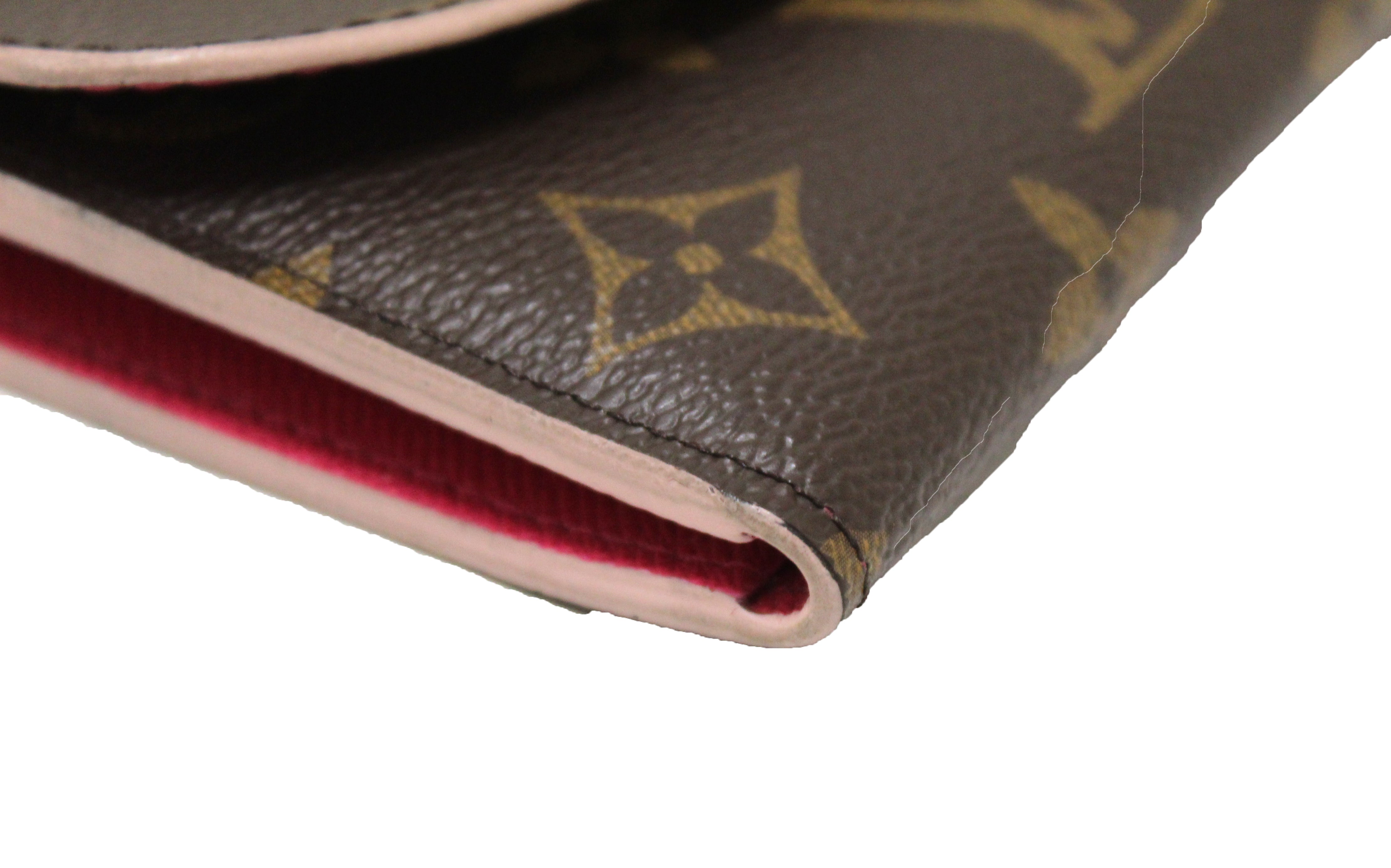 Authentic Louis Vuitton Monogram Canvas Emilie Long Wallet with Morning Bloom Flower Design - Luxury Women's Zip Around Wallet for Everyday Use, Travel & Special Occasions