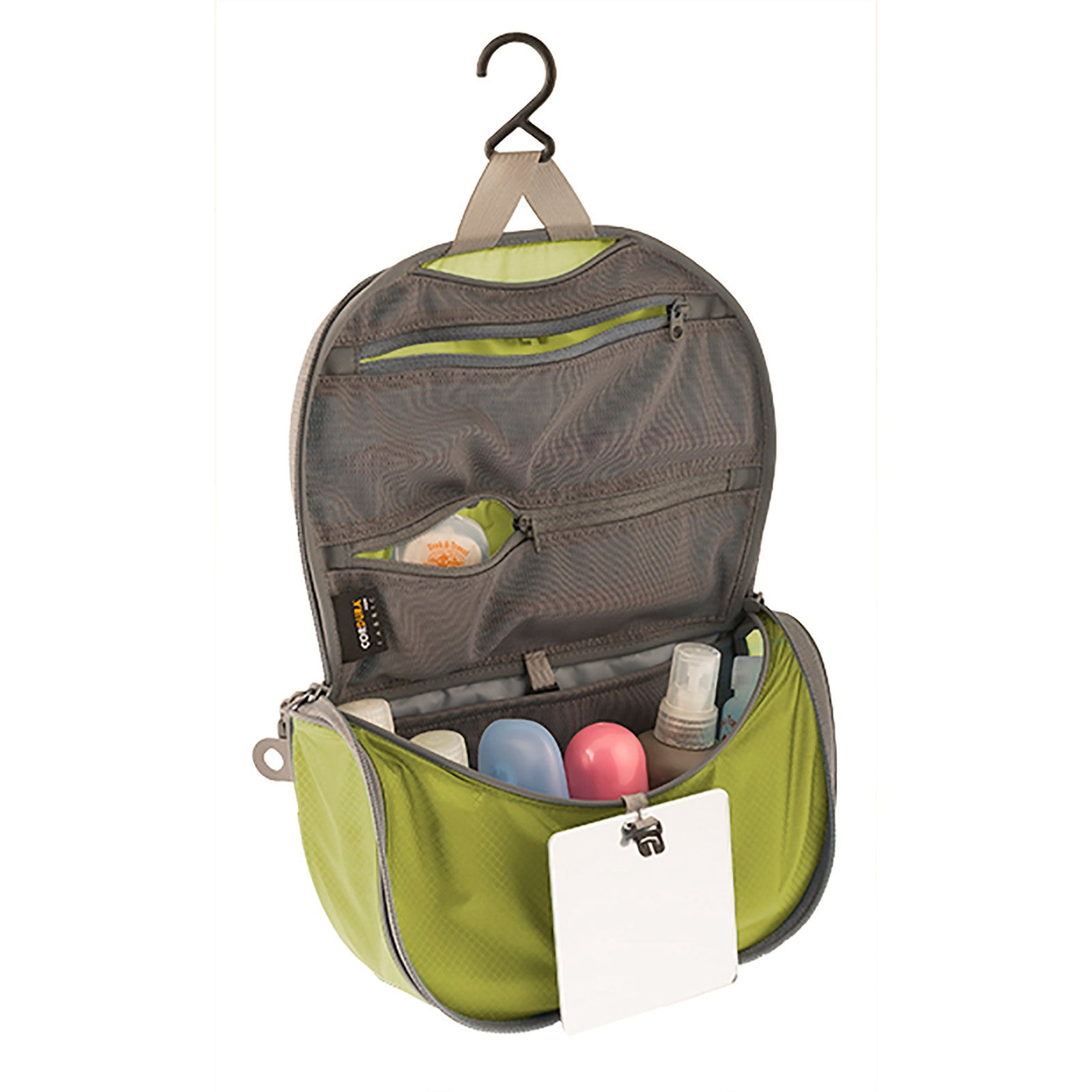 Sea to Summit Travelling Light Hanging Toiletry Bag - Waterproof Travel Cosmetic Organizer for Camping, Hiking & Backpacking - Compact Hanging Toiletry Case with Multiple Pockets