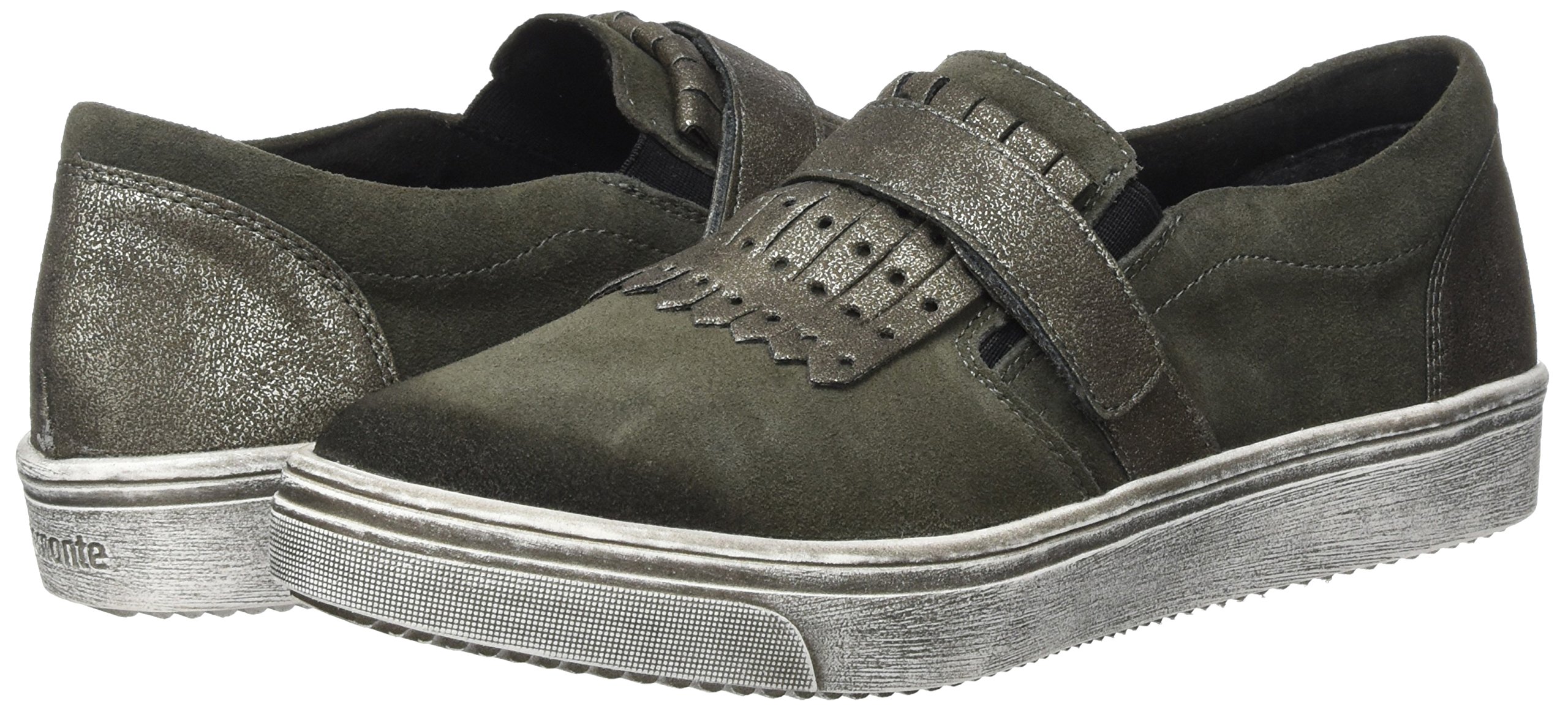 Remonte R7805 Women's Loafers - Comfortable Slip-On Shoes for Women, Grey (Ash/Steel) Size 3.5 UK (36 EU) - Perfect for Office, Casual Wear & Travel