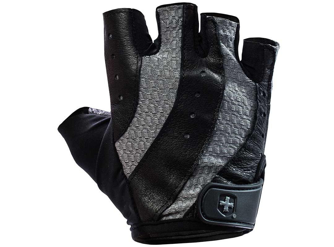 Harbinger Women's Pro Weightlifting Gloves - Grey | Gym Workout Gloves for Women | Perfect for CrossFit, Powerlifting & Strength Training