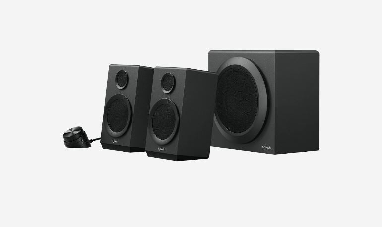 Logitech Z333 2.1 Multimedia Speaker System with Subwoofer - 80W Powerful Sound for PC, Gaming, Movies & Music - Home & Office Audio Solution