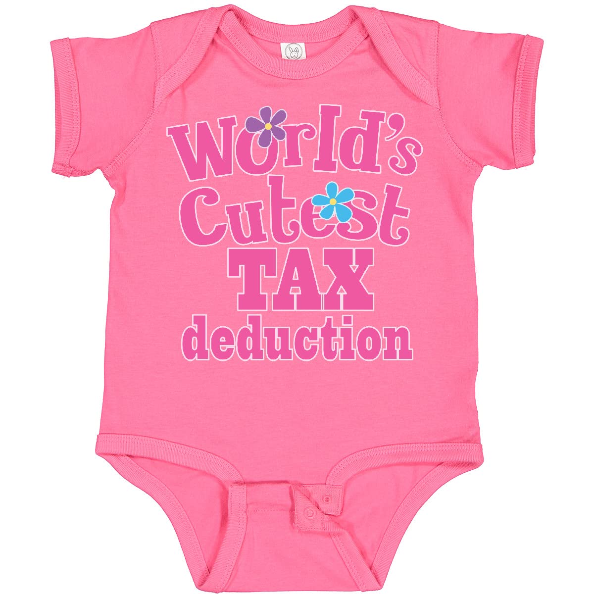Inktastic Tax Deduction Baby Bodysuit - Adorable Girls' Onesie for Newborns & Infants | Perfect for Family Photos, Baby Showers & Everyday Wear