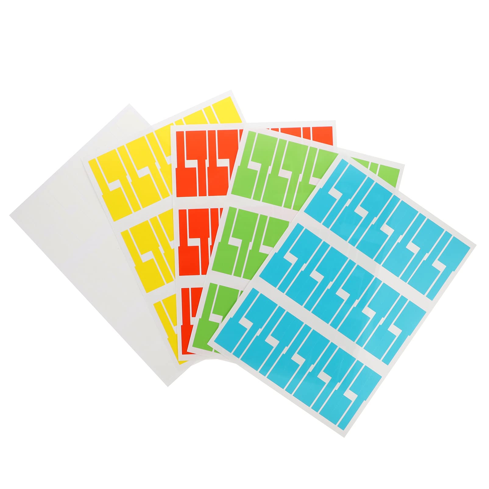 20 Pack Waterproof Wire Label Stickers - Self-Adhesive Network Cable Markers, Electric Wire Tags for Power Cables & Network Cables - Durable Synthetic Paper Labels for Home Office, Server Room & Data Center Organization