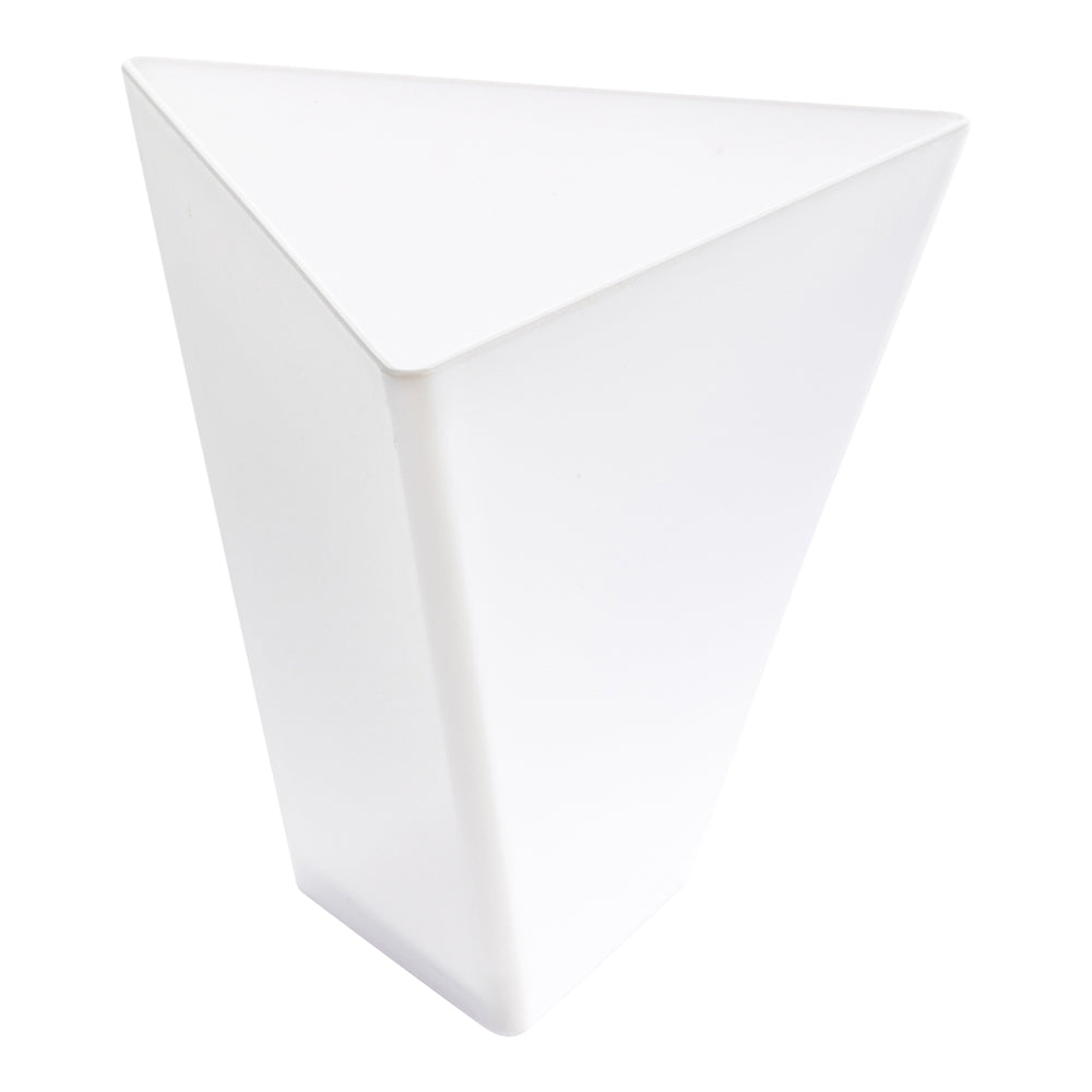 4 oz White Plastic Torcente Dessert Cups - 3 x 2.5 x 2.75 Inches - Pack of 100 - Perfect for Ice Cream, Pudding, Parfaits & Party Serving