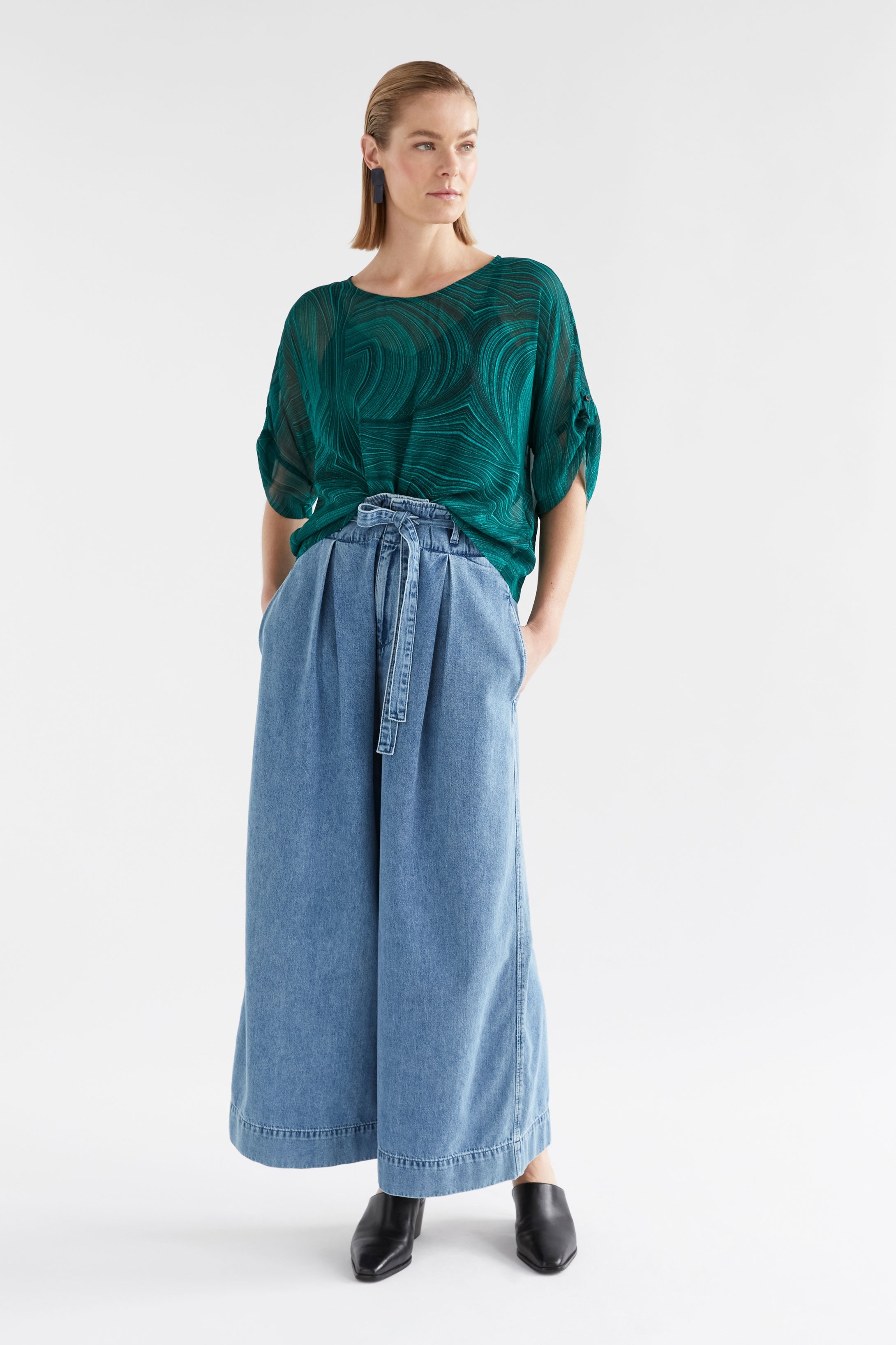 Krava Sheer Top for Women - Lightweight Breathable Blouse for Summer, Casual & Party Wear | Perfect for Layering, Office, Date Night & Evening Outfits