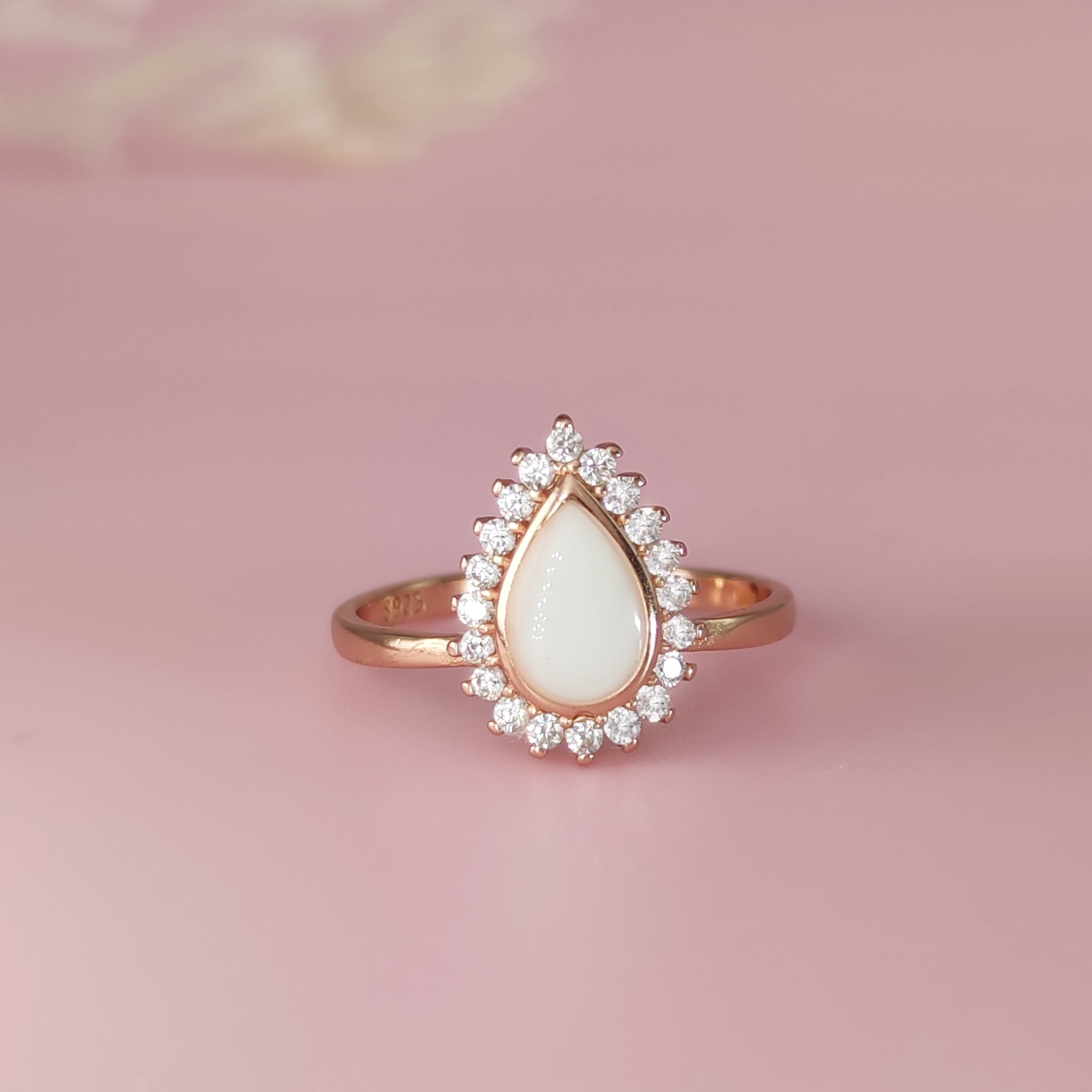 Nurturing Drop Breastmilk Ring - 925 Sterling Silver Nursing Jewelry for Breastfeeding Moms - Perfect for Mother's Day, Baby Shower Gifts & Everyday Wear