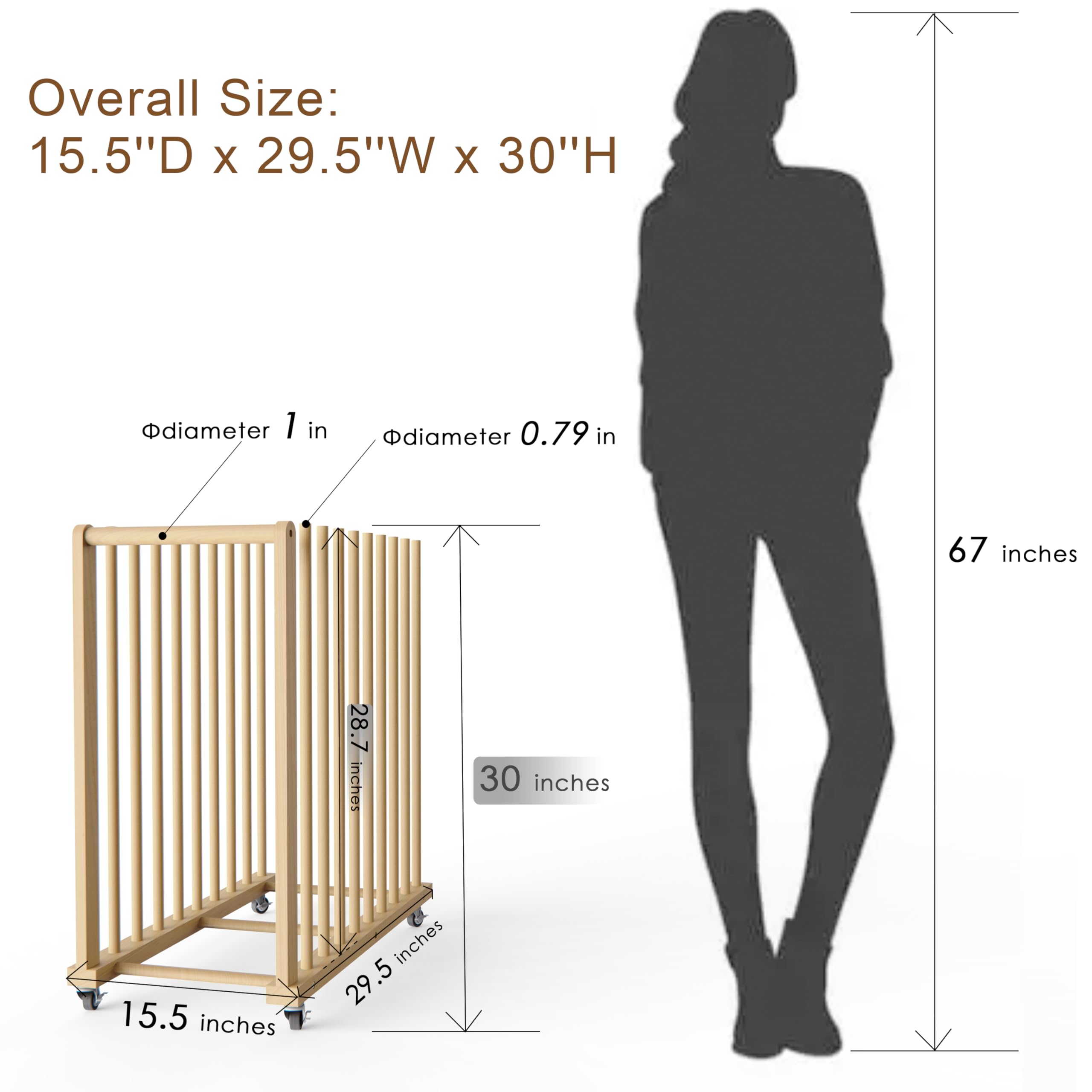 Art Storage Rack with Handle & Wheels - Canvas Board Organizer for Drawing Panels, Paper Pads & Art Supplies | Perfect for Art Studios, Galleries & Home Artworks Storage