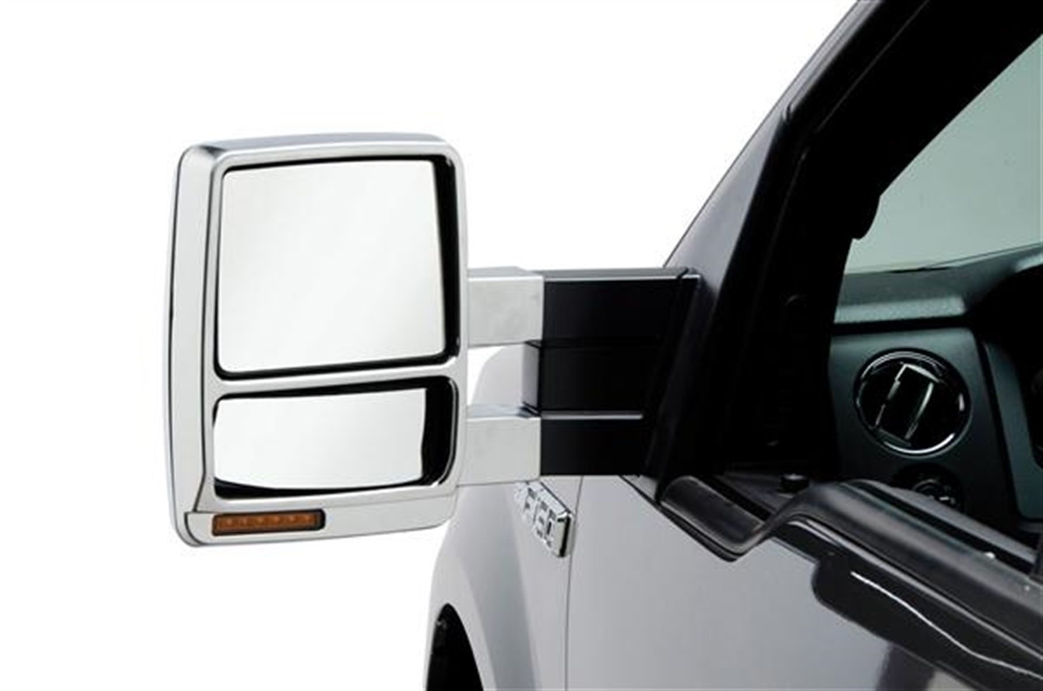 PUTCO 400522 Chrome Towing Mirror Cover for Trucks & SUVs - Durable Replacement Accessory for Enhanced Style & Protection While Hauling