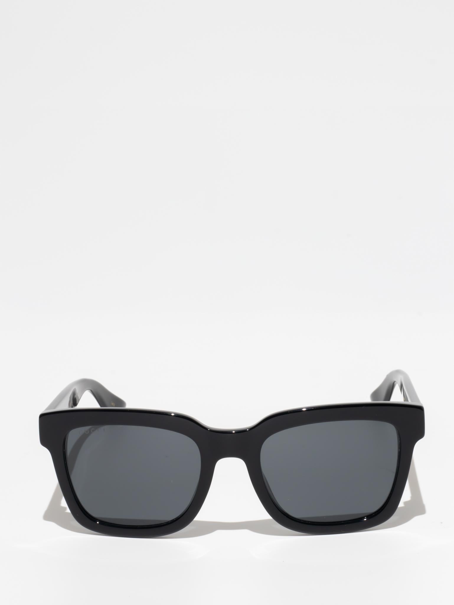 GUCCI GG0001SN 001 Black Sunglasses for Women - Luxury Designer Shades with UV Protection - Perfect for Beach, Driving & Outdoor Activities