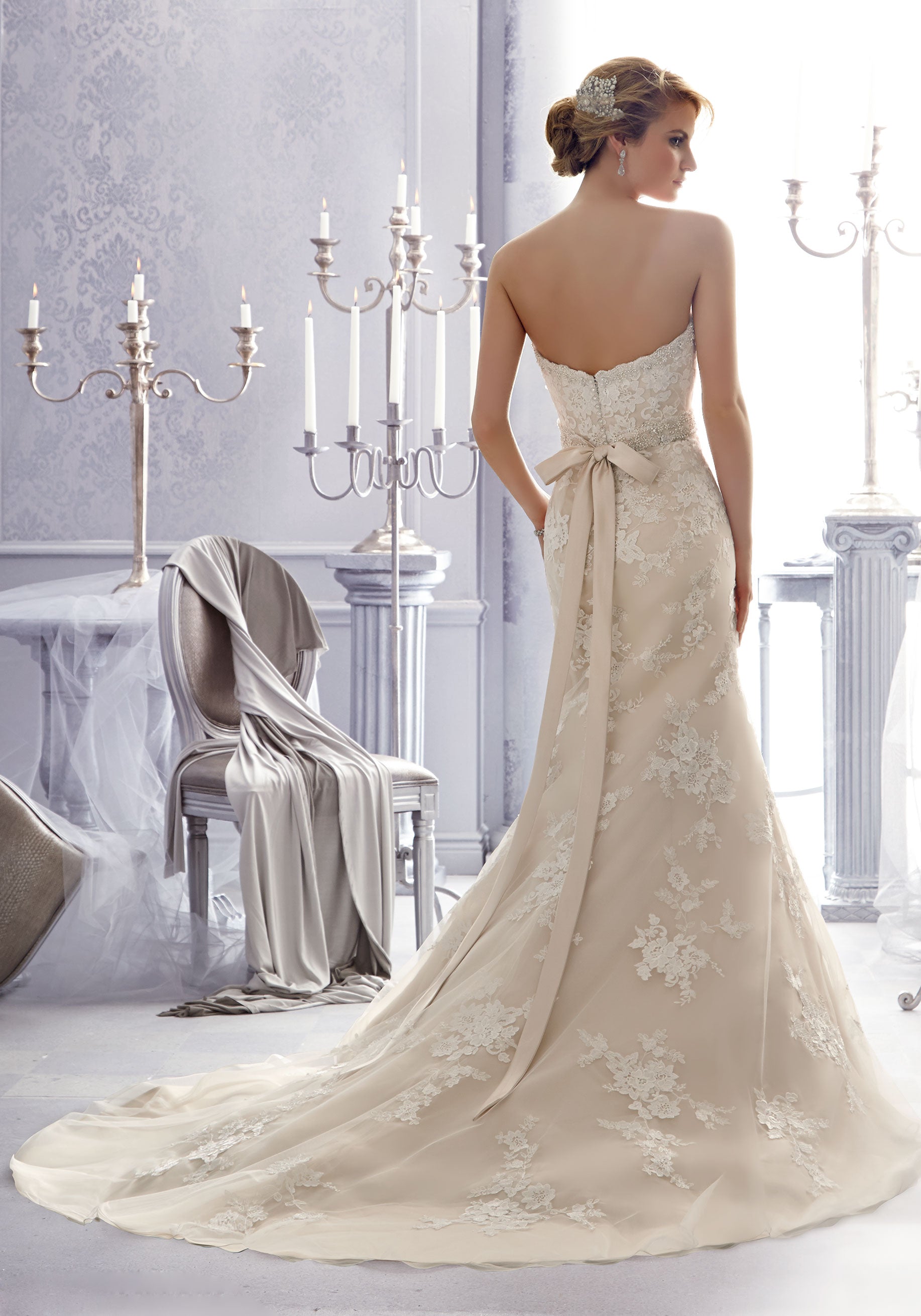 Morilee 2676 Sample Gown - Elegant Wedding Dress for Brides | Perfect for Church Ceremonies & Formal Receptions