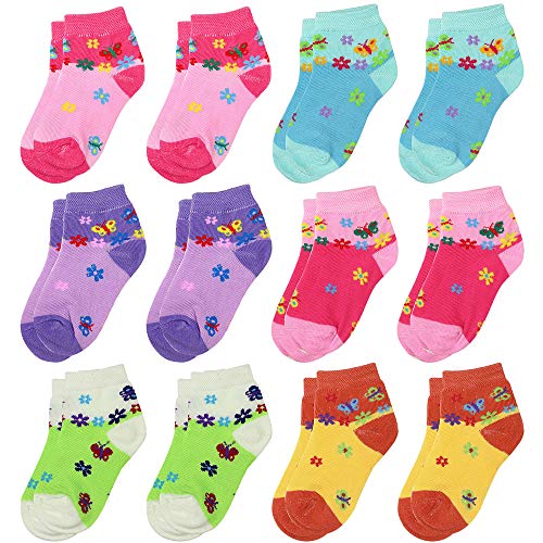 12-pairs Butterfly & Flowers