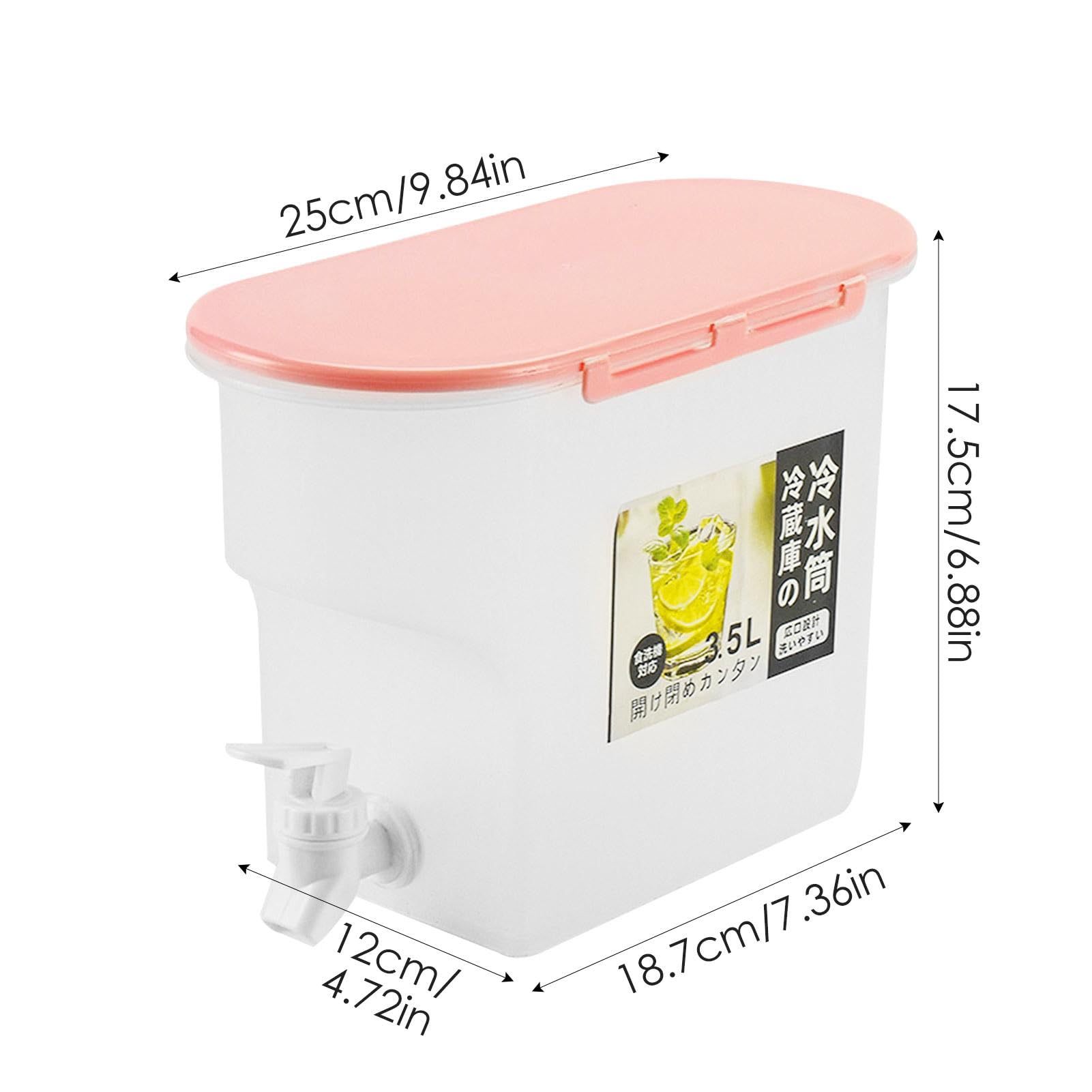 3.5L Insulated Ice Water Dispenser with Spigot - Grand Chilled Beverage Jar for Iced Tea, Lemonade & Cold Drinks - Perfect for Parties, BBQs & Outdoor Events