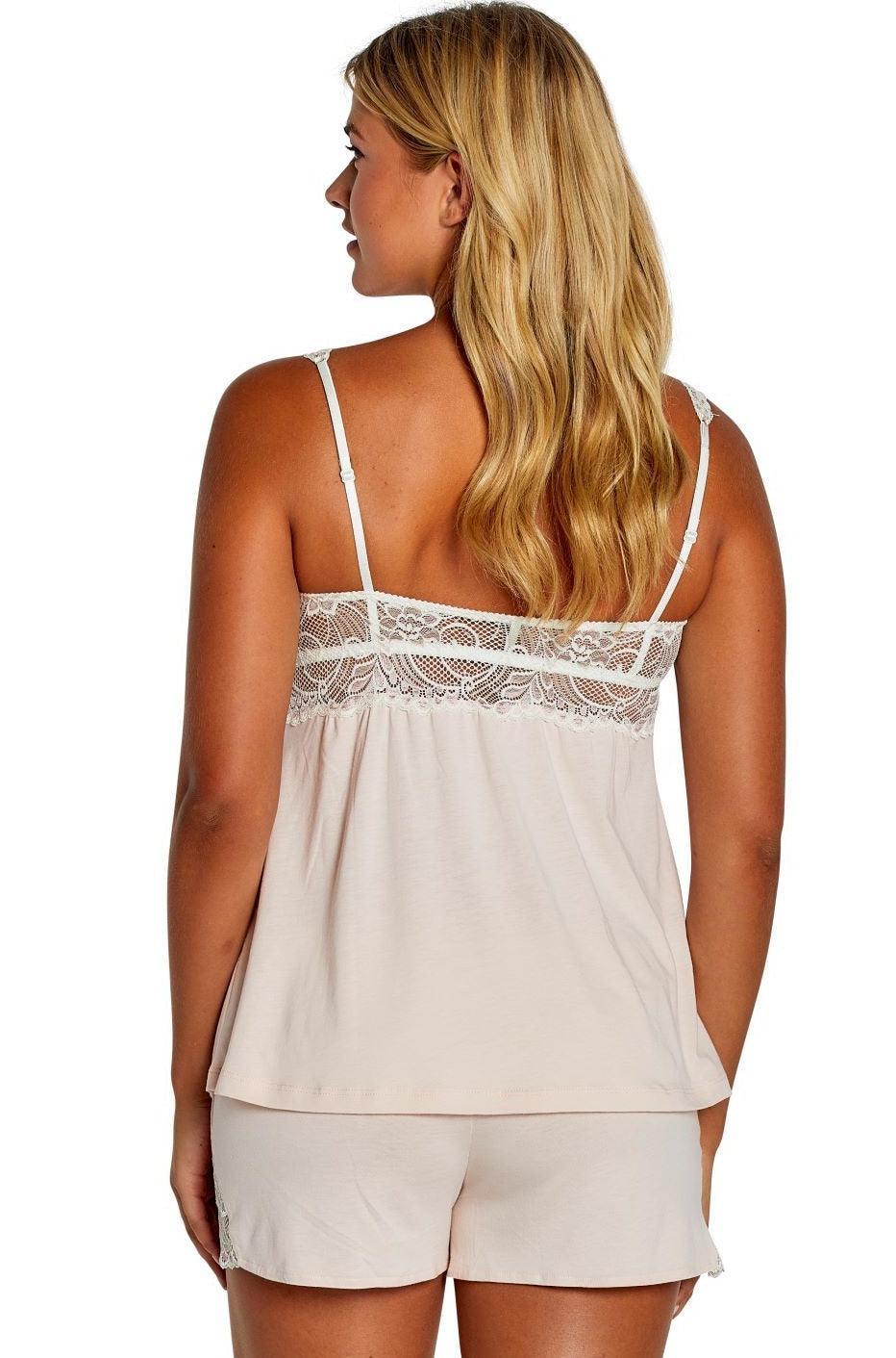 Penelope Women's Tank Camisole & Boxer Shorts Pajama Set - Soft Sleepwear for Comfortable Nights & Lounging at Home