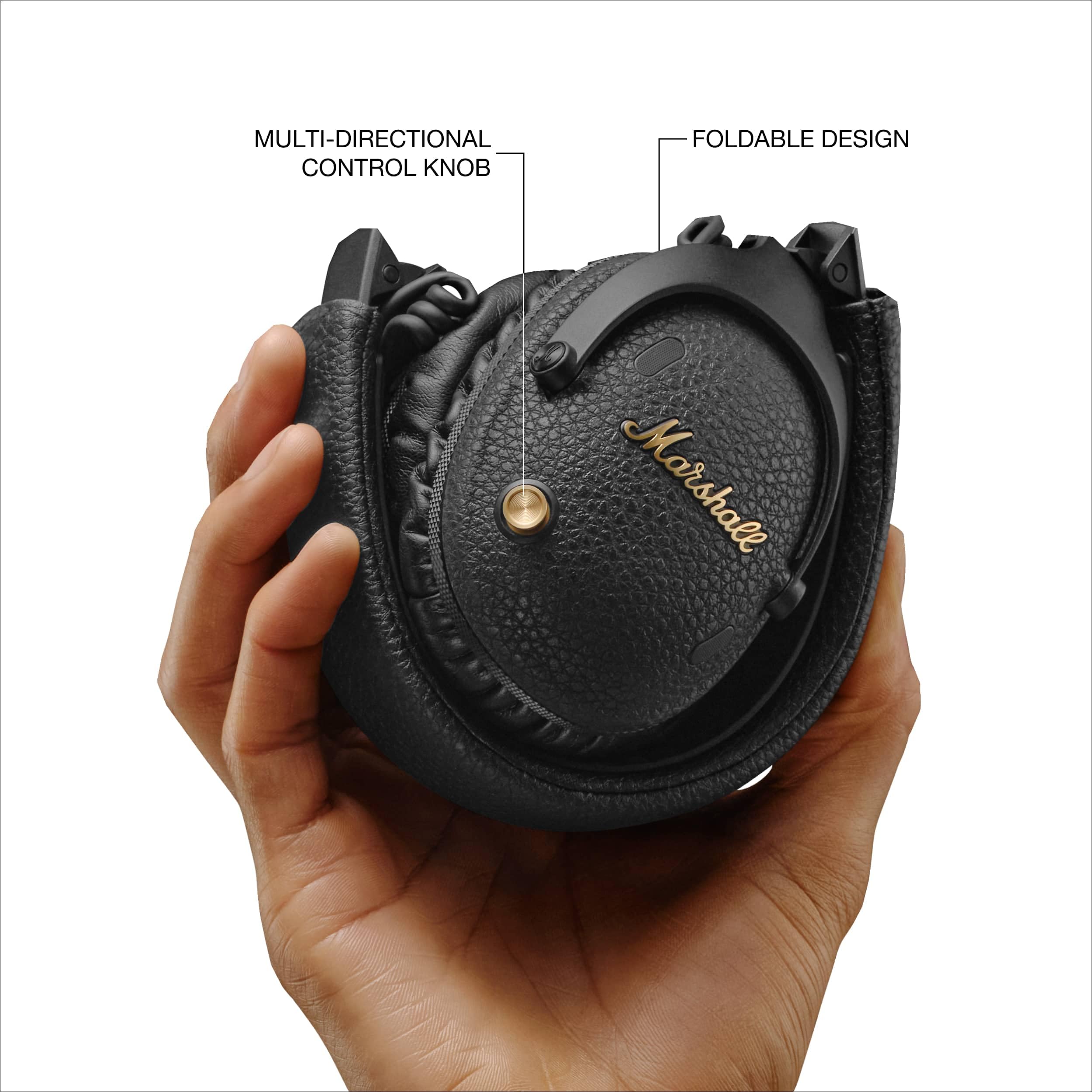 Marshall Monitor III ANC Over-Ear Bluetooth Headphones - Wireless Noise Cancelling Headset for Travel, Work & Music Lovers
