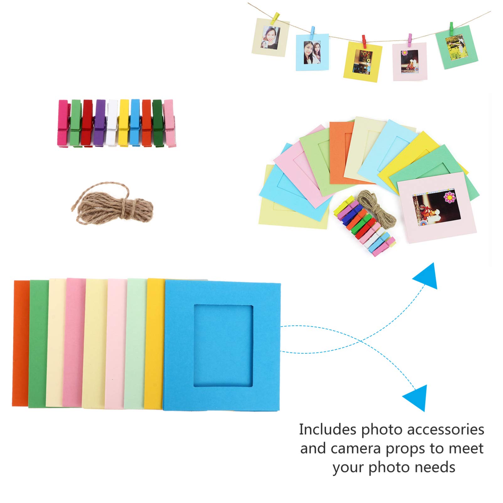 Gatuida 3-Piece Camera Accessory Set - Wooden Camera Storage Bag, Instant Mini 11 Case & Photo Album Sticker Paper - Perfect for Travel, Photography Enthusiasts & Instant Camera Protection