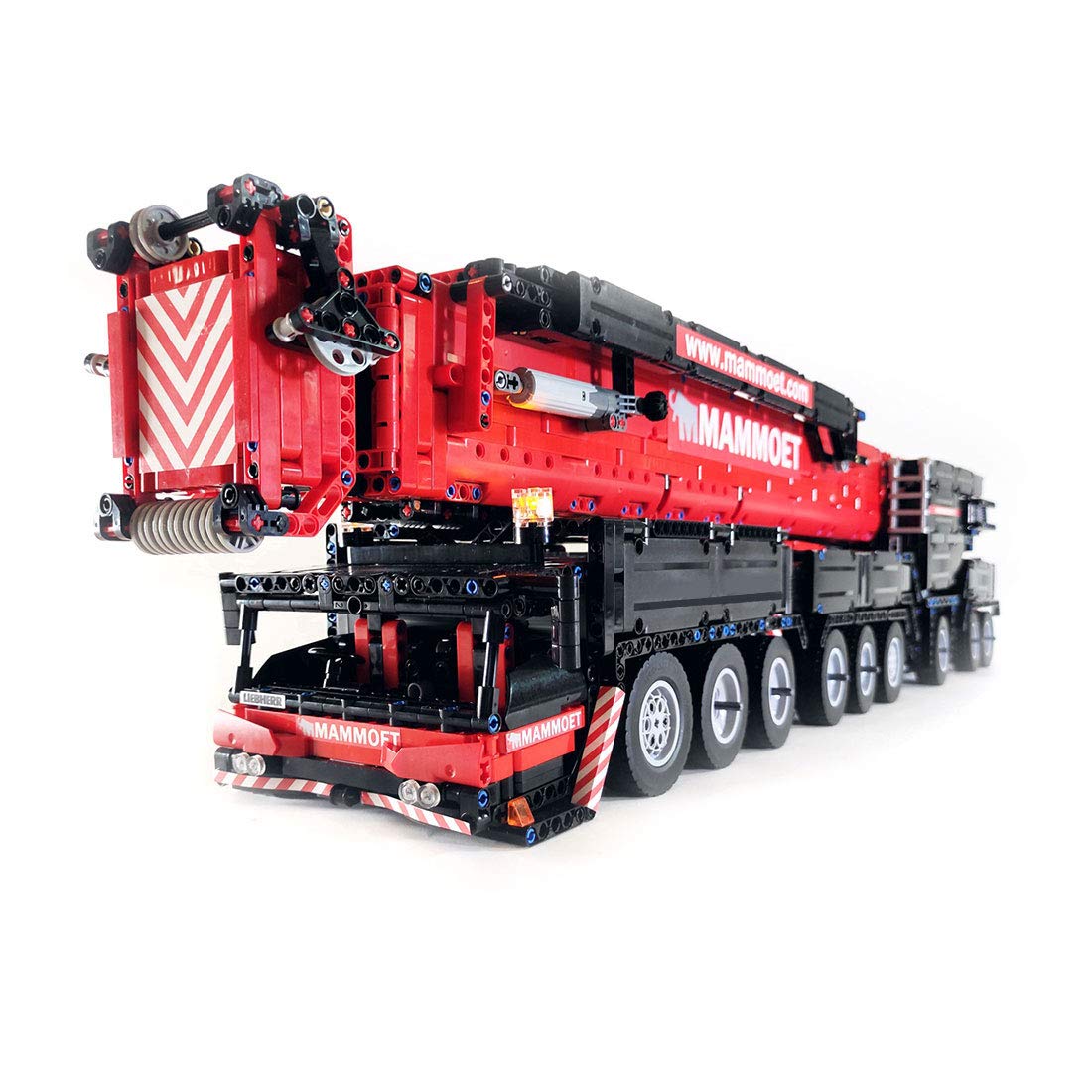 Bybo Remote Control Construction Crane Toy - Technic Building Blocks for Liebherr LTM1750-9.1 Model - 12 Motorized RC Truck Crane - Lego Compatible Engineering Toy for Kids & Adults - Perfect for STEM Learning, Construction Play and Collector Displays