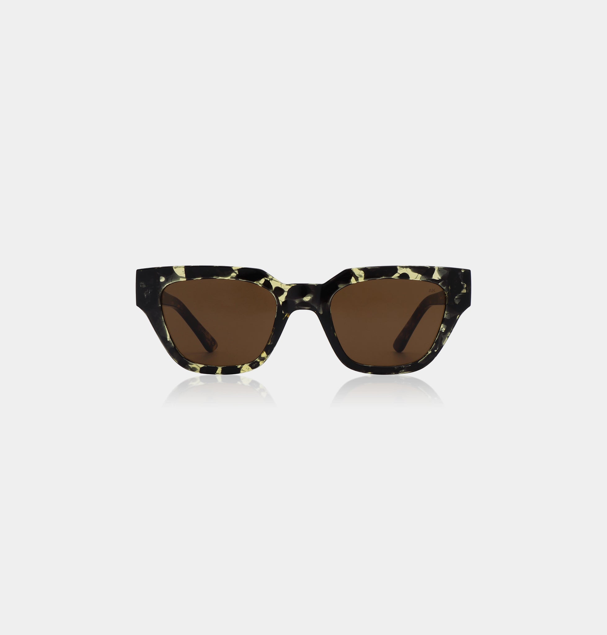 Kaws Sunglasses for Men & Women - Black & Yellow Tortoise Frame - UV Protection & Stylish Design - Perfect for Outdoor Activities & Fashion Statements